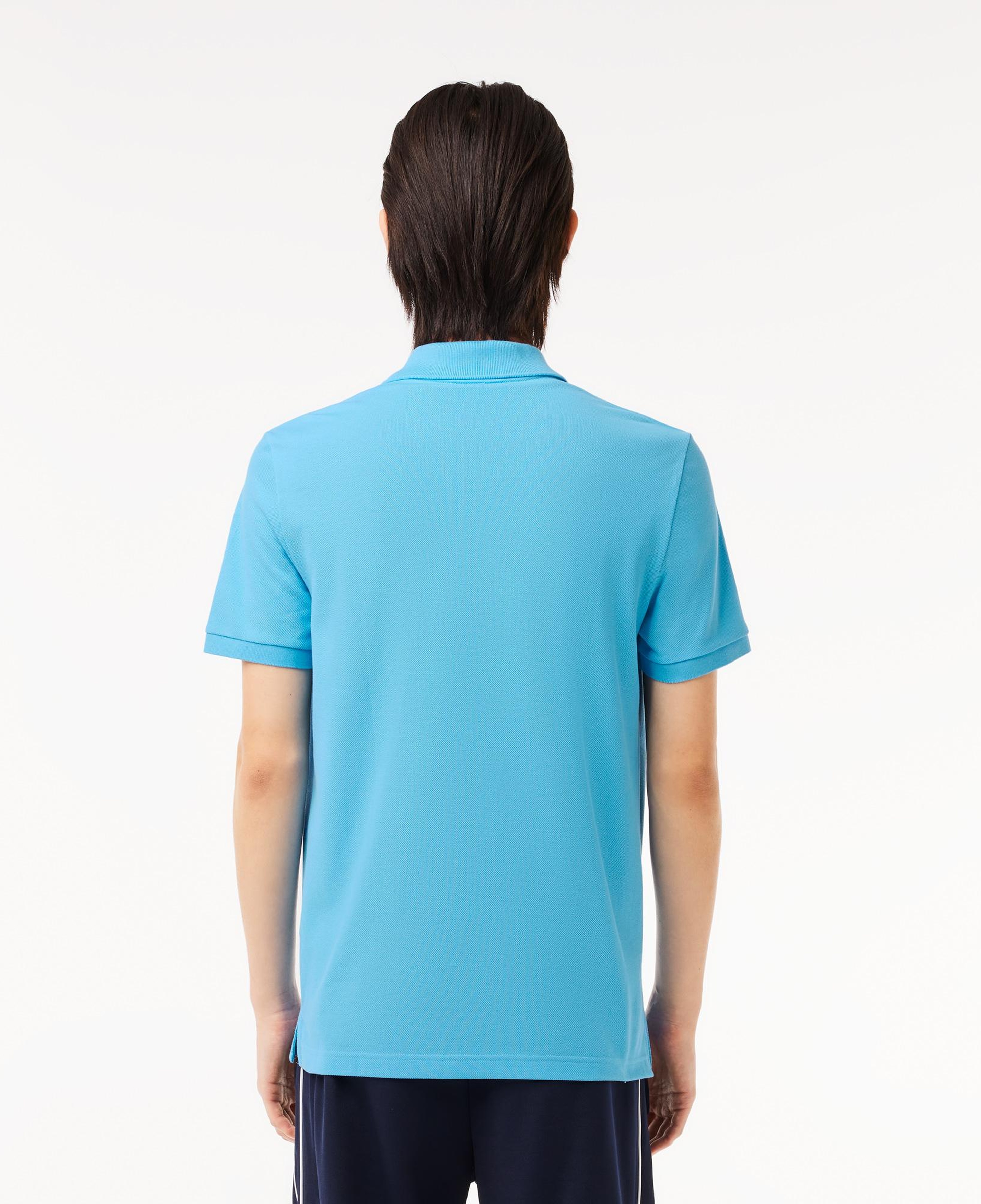 L.12.12 Erkek Slim Fit Mavi Polo