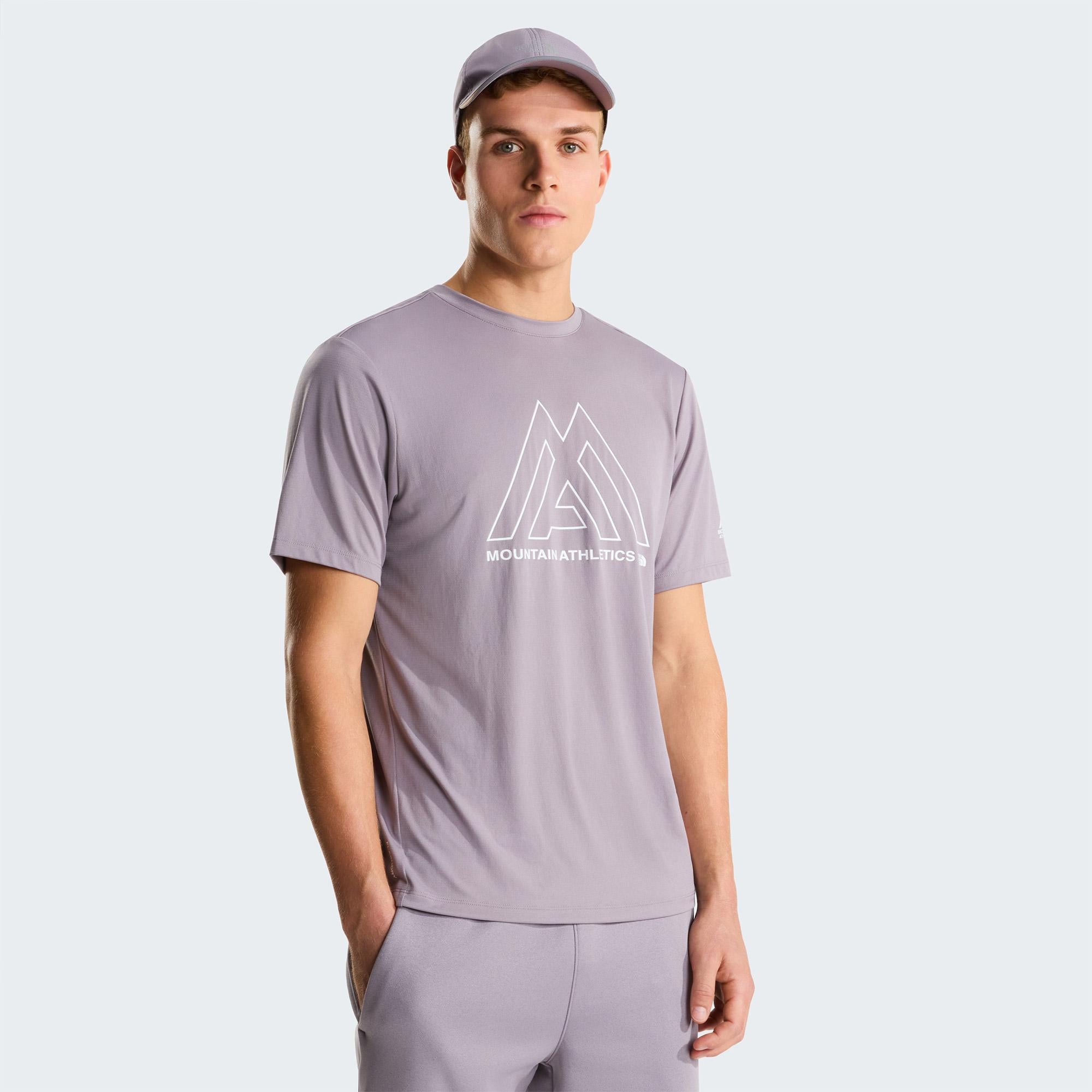The North Face Ma 24/7 Short Sleeves Erkek Gri T-Shirt