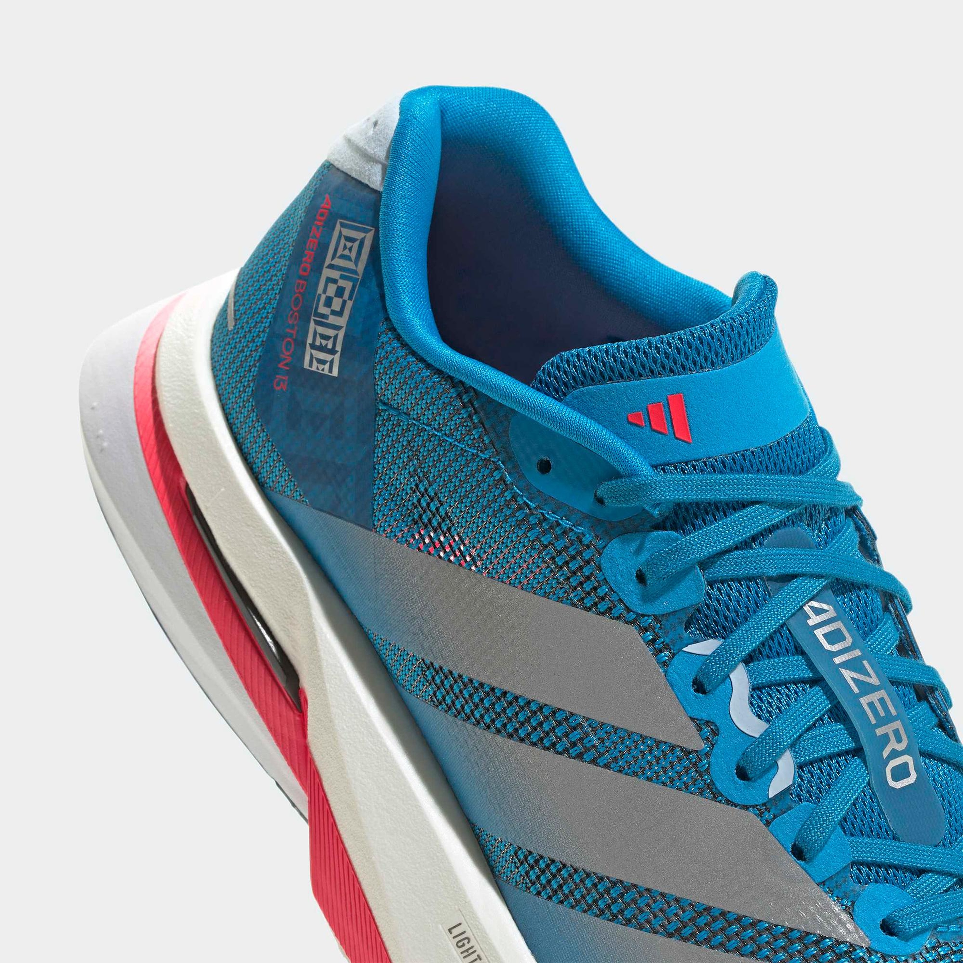 adidas Adizero Boston 13 Kadın Mavi Koşu Ayakkabısı