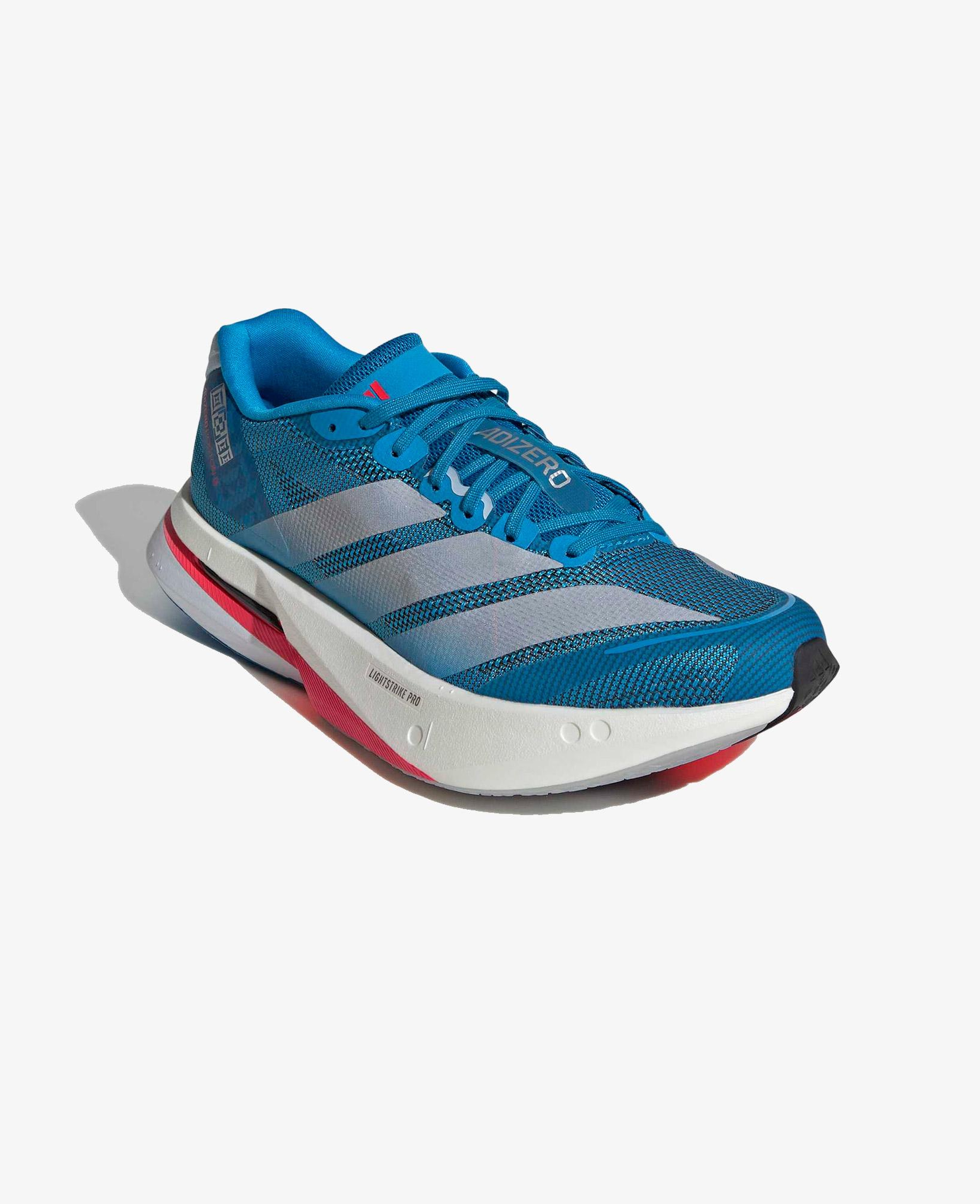 adidas Adizero Boston 13 Kadın Mavi Koşu Ayakkabısı