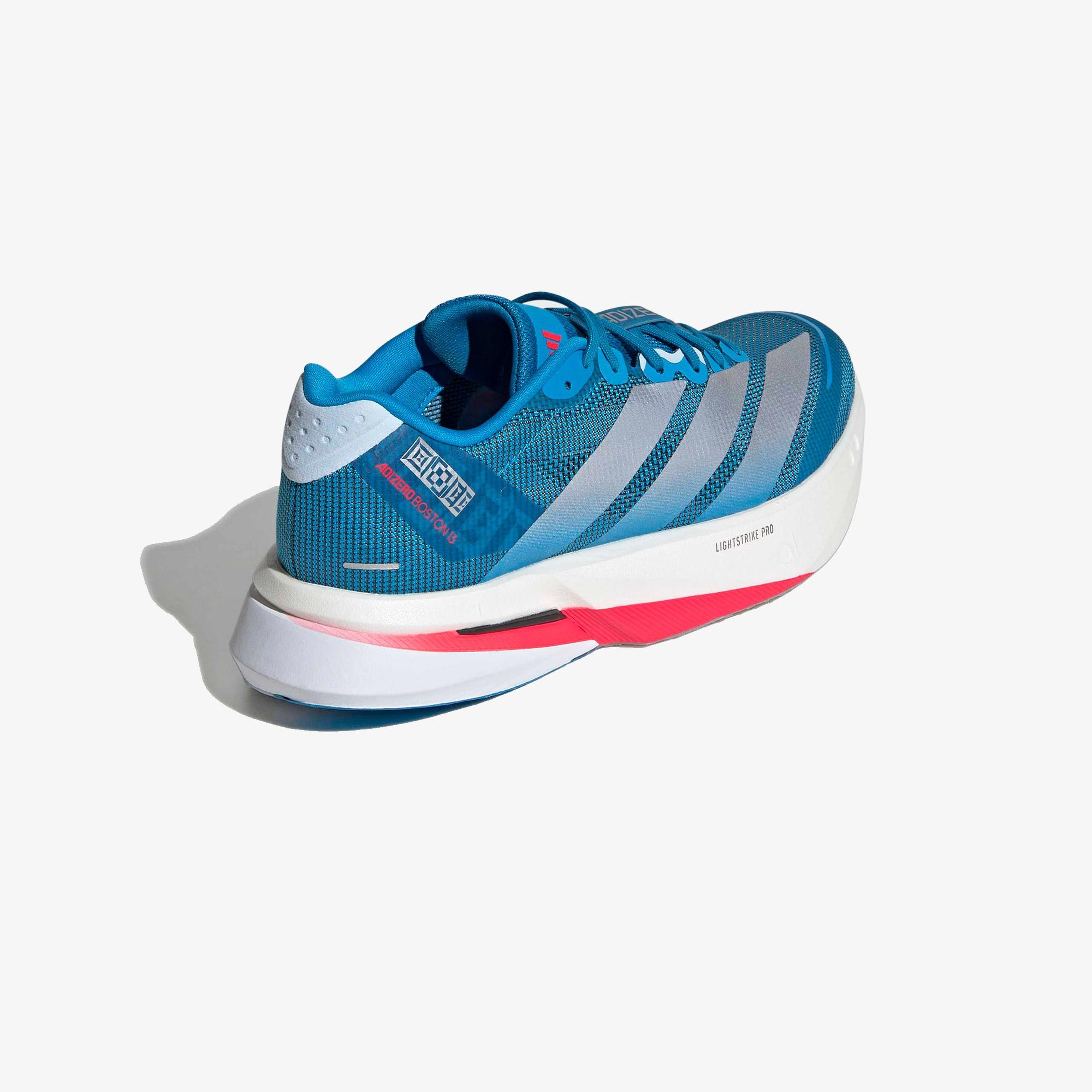 adidas Adizero Boston 13 Kadın Mavi Koşu Ayakkabısı