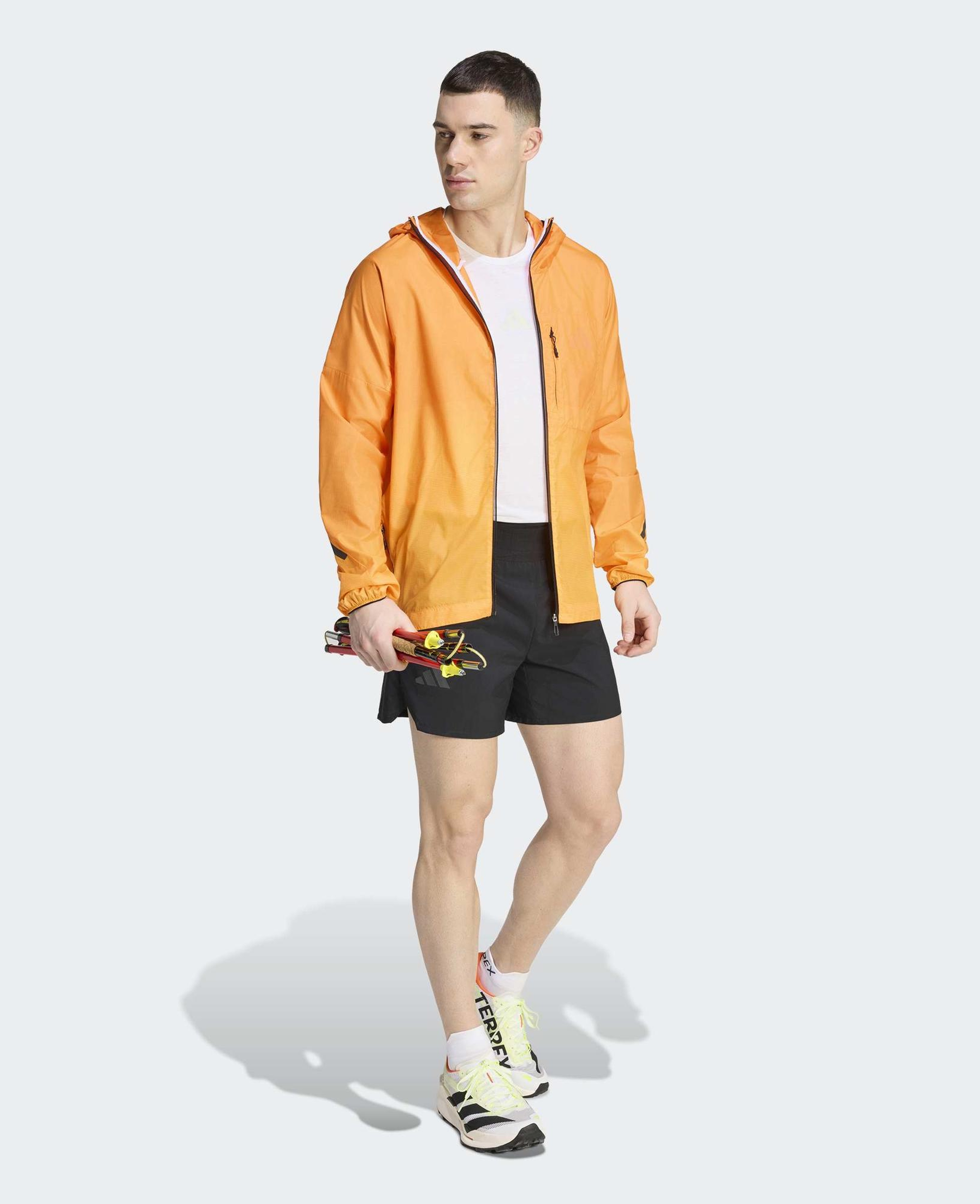 adidas Terrex Xperior Clima365 Light Windweave Erkek Turuncu Koşu Ceketi