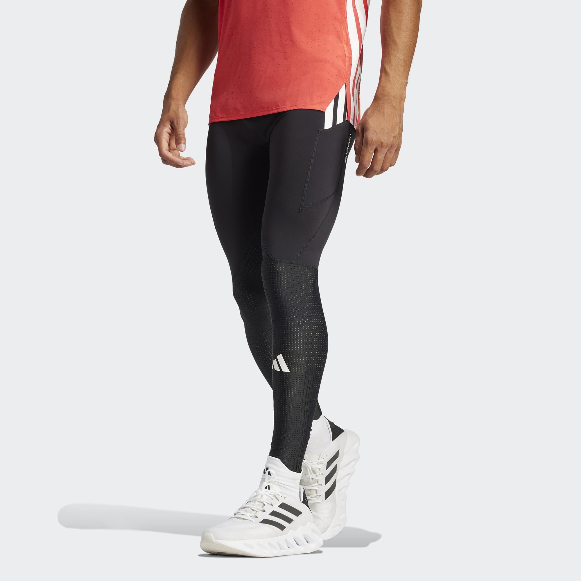 adidas Adizero Erkek Siyah Koşu Taytı