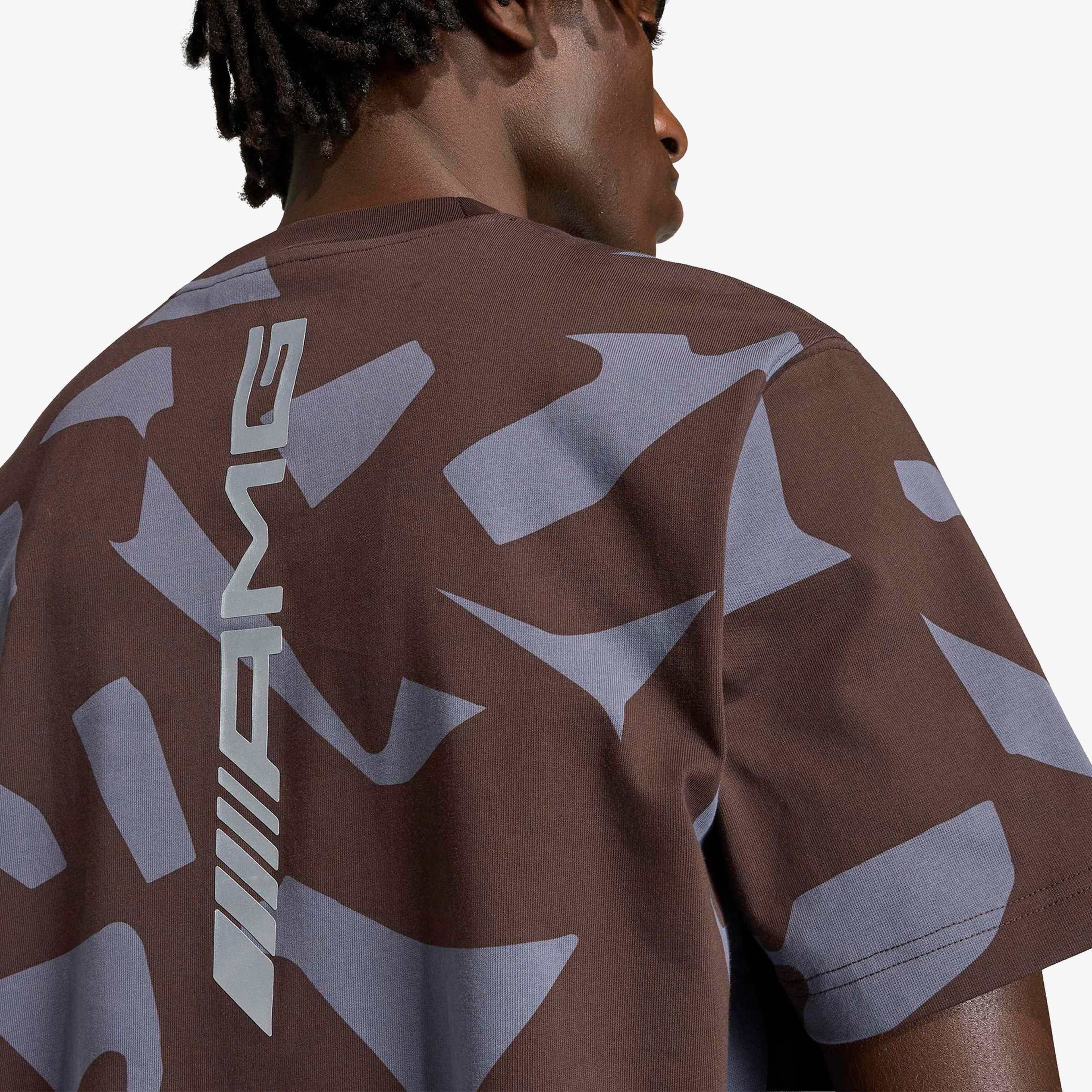 adidas Amg C Ss T Erkek Kahverengi T-Shirt