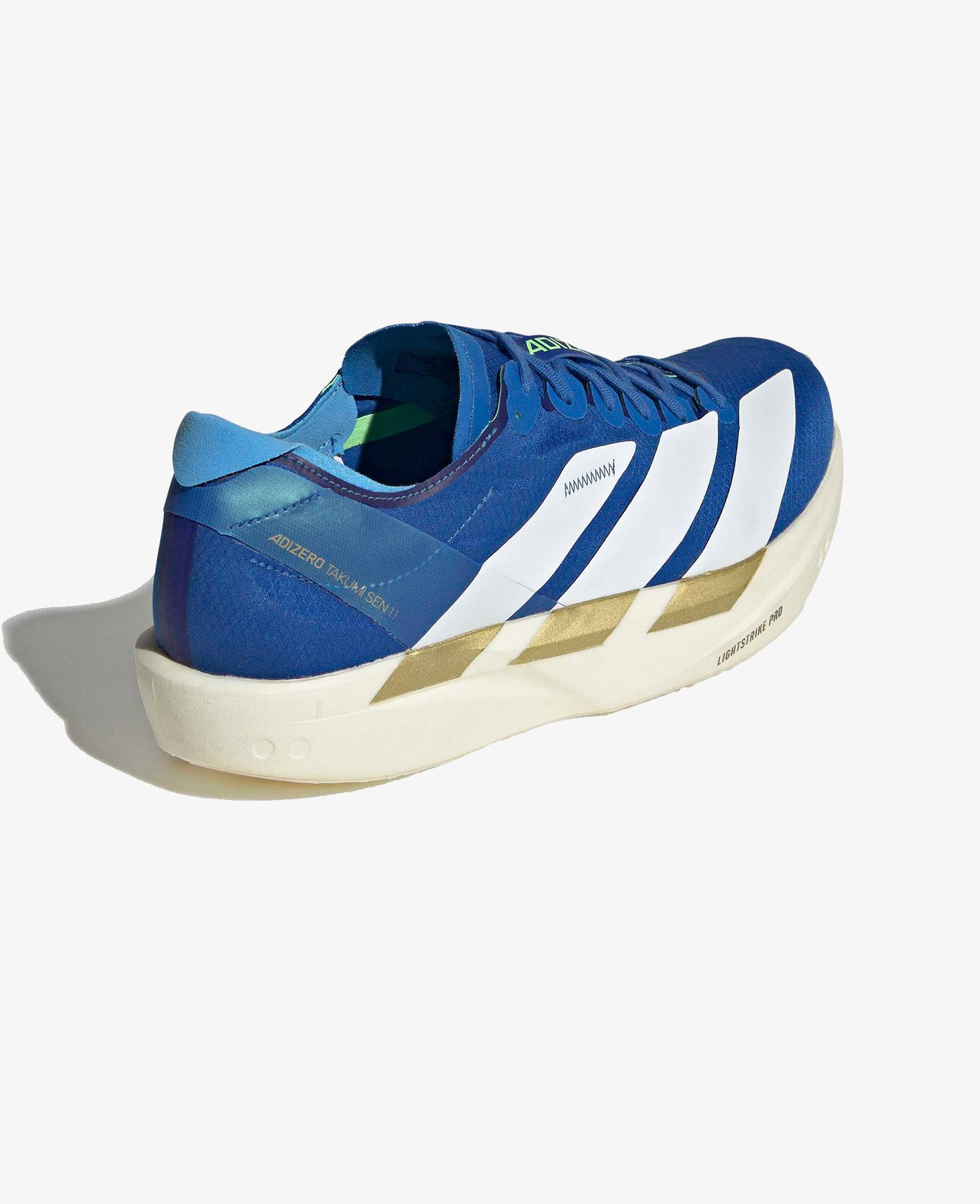 adidas Adizero Takumi Sen 11 Erkek Mavi Koşu Ayakkabısı