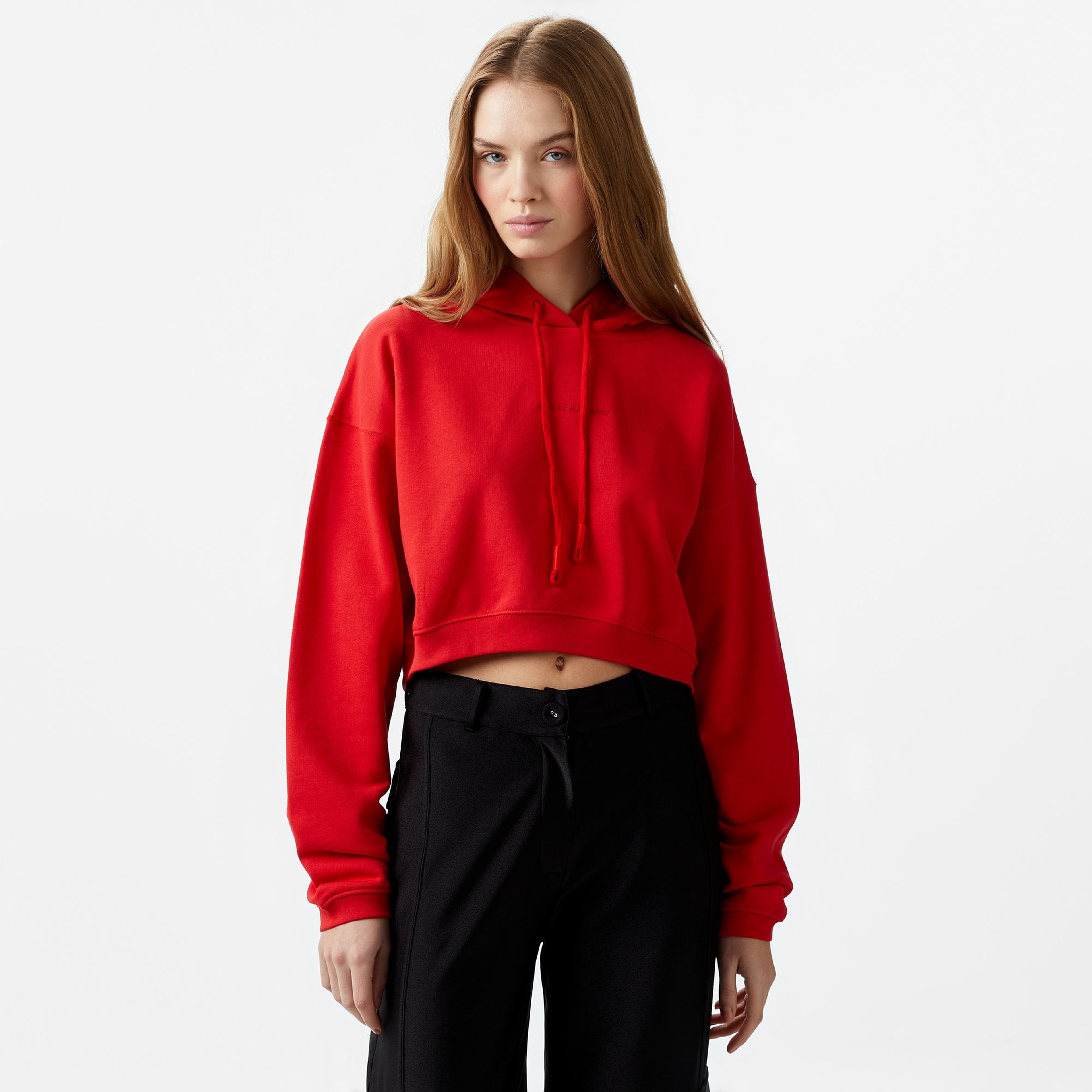 Les Benjamins 302 Unisex Kırmızı Hoodie