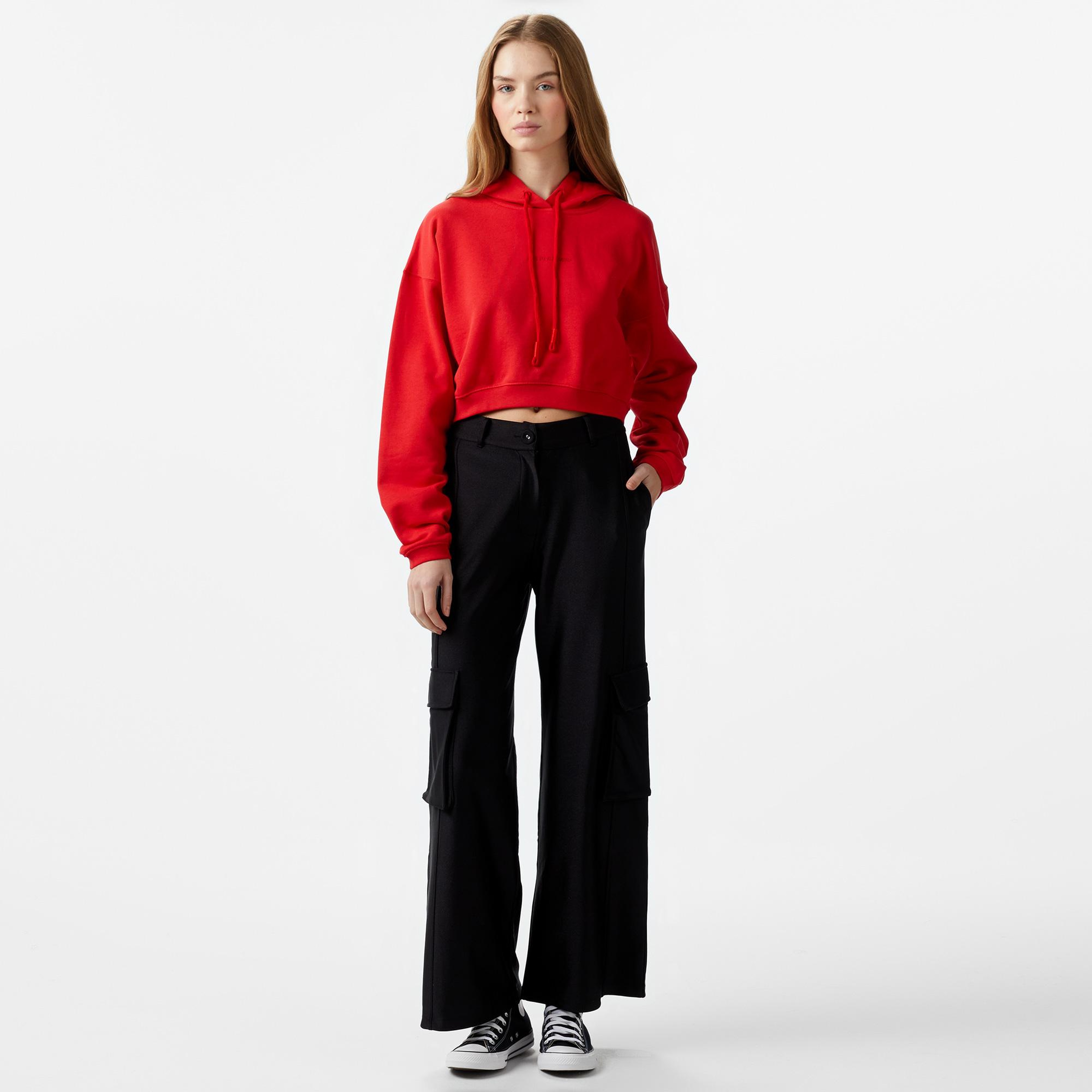 Les Benjamins 302 Unisex Kırmızı Hoodie