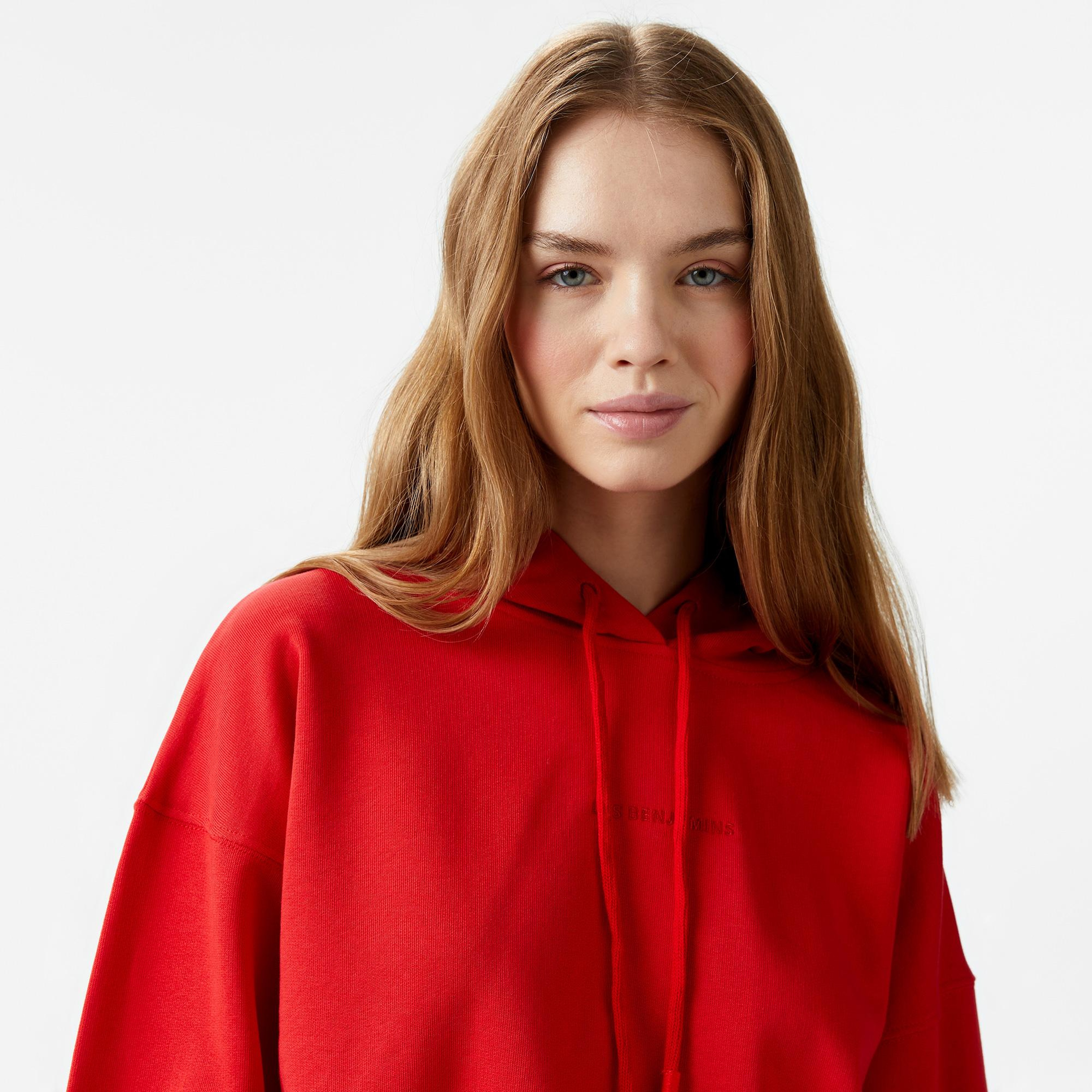 Les Benjamins 302 Unisex Kırmızı Hoodie