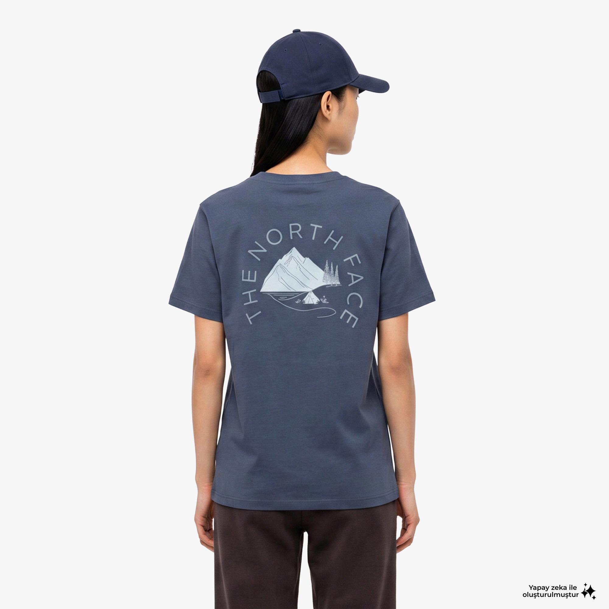The North Face Monte Regular Kadın Gri T-Shirt
