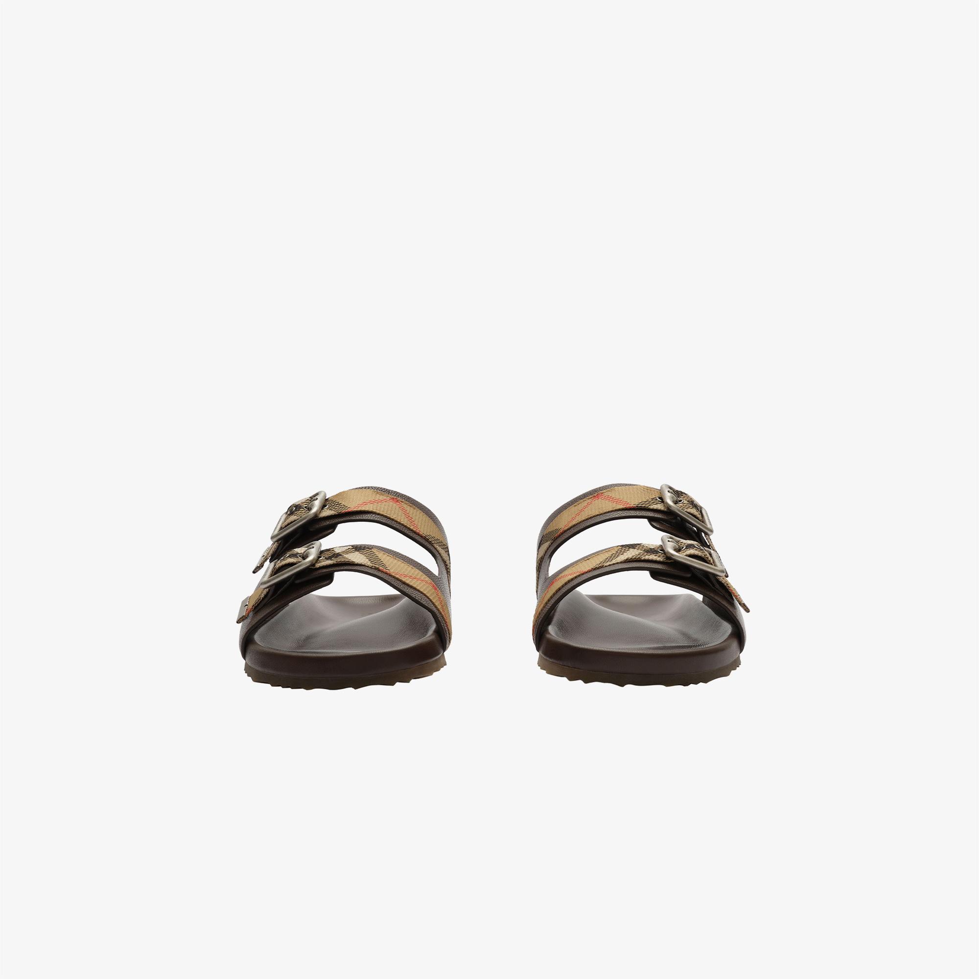 Burberry Urchin Erkek Kahverengi Terlik