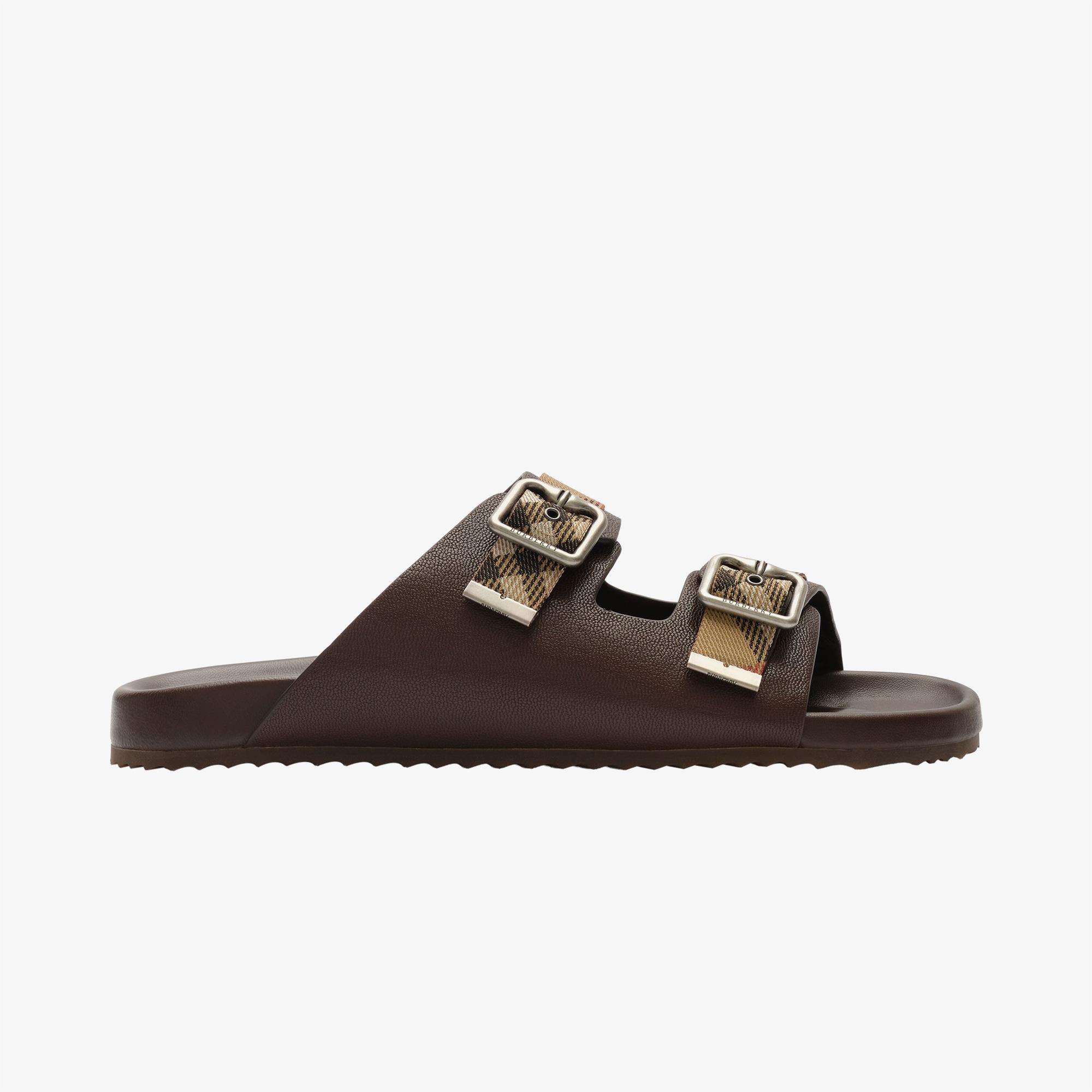 Burberry Urchin Erkek Kahverengi Terlik