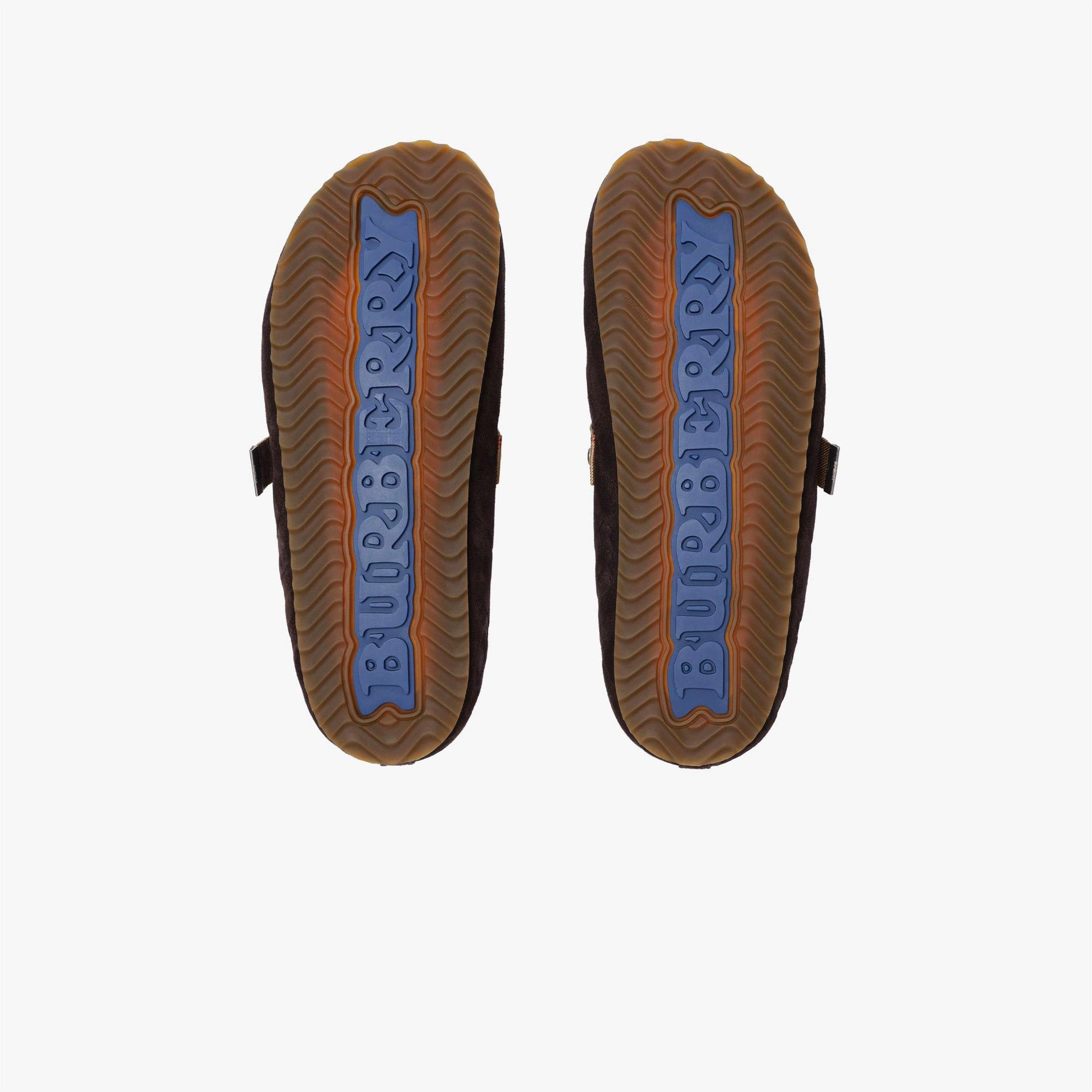 Burberry Urchin Shearling Erkek Kahverengi Terlik