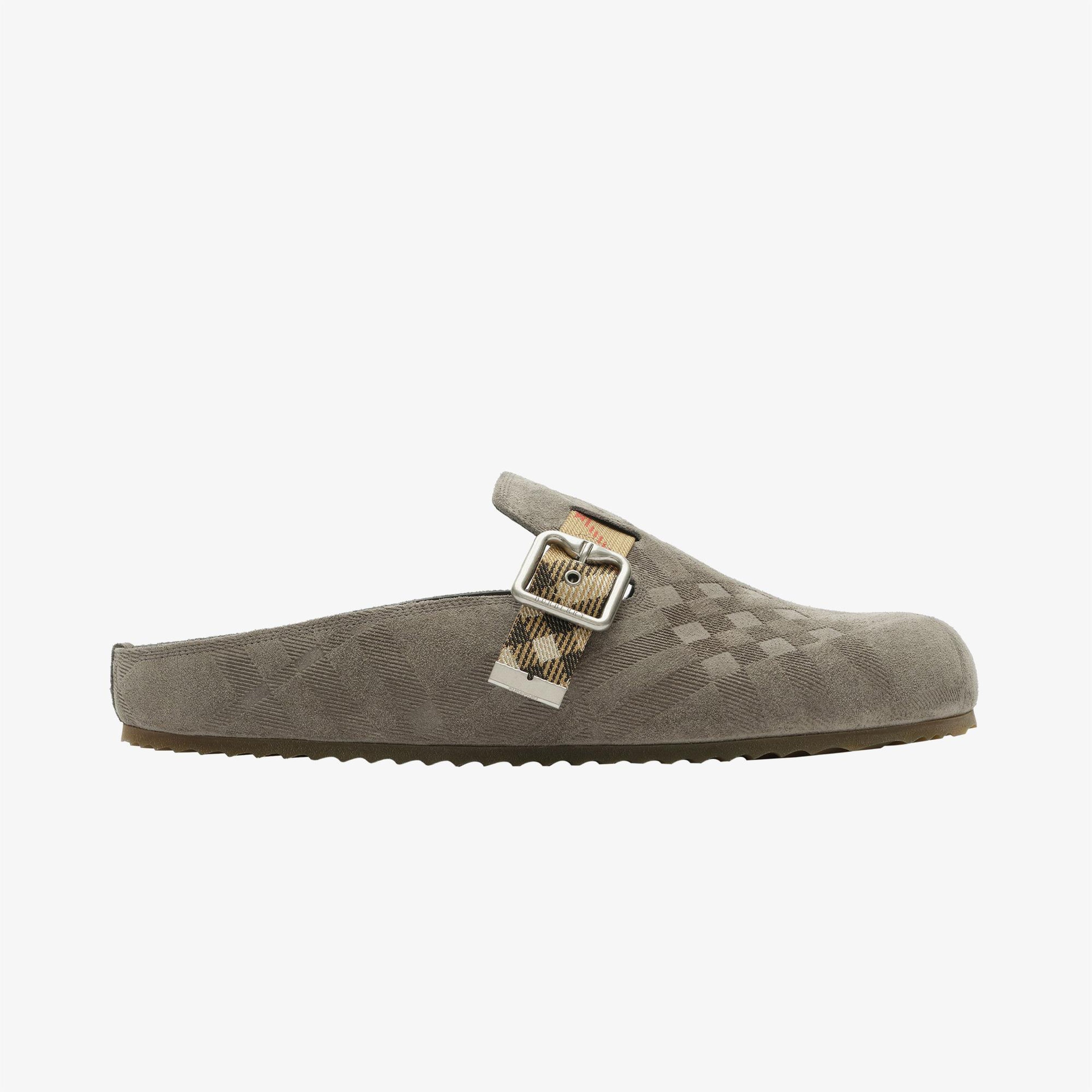 Burberry Urchin Erkek Gri Terlik