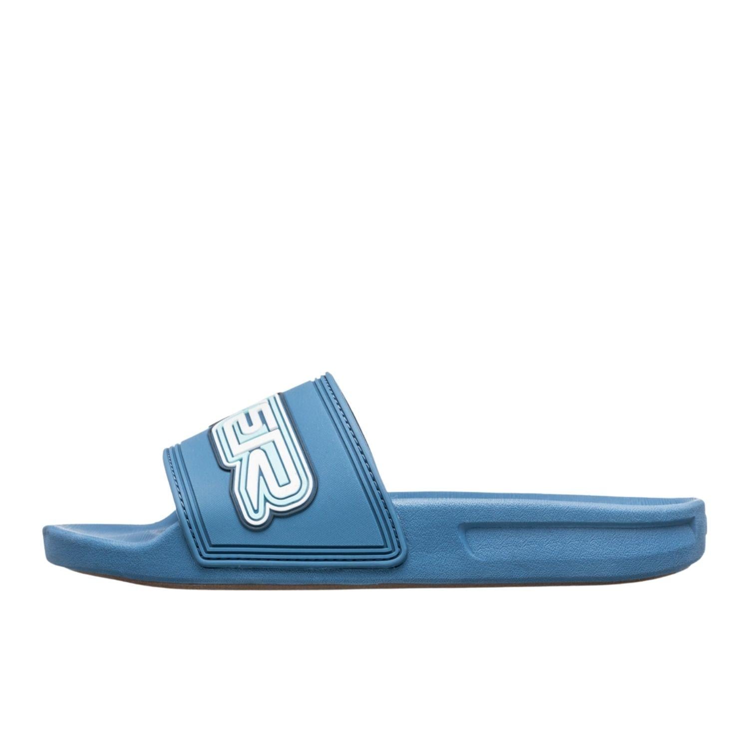 Quiksilver Rivi Wordmark Slide II Youth Erkek Çocuk Mavi Terlik