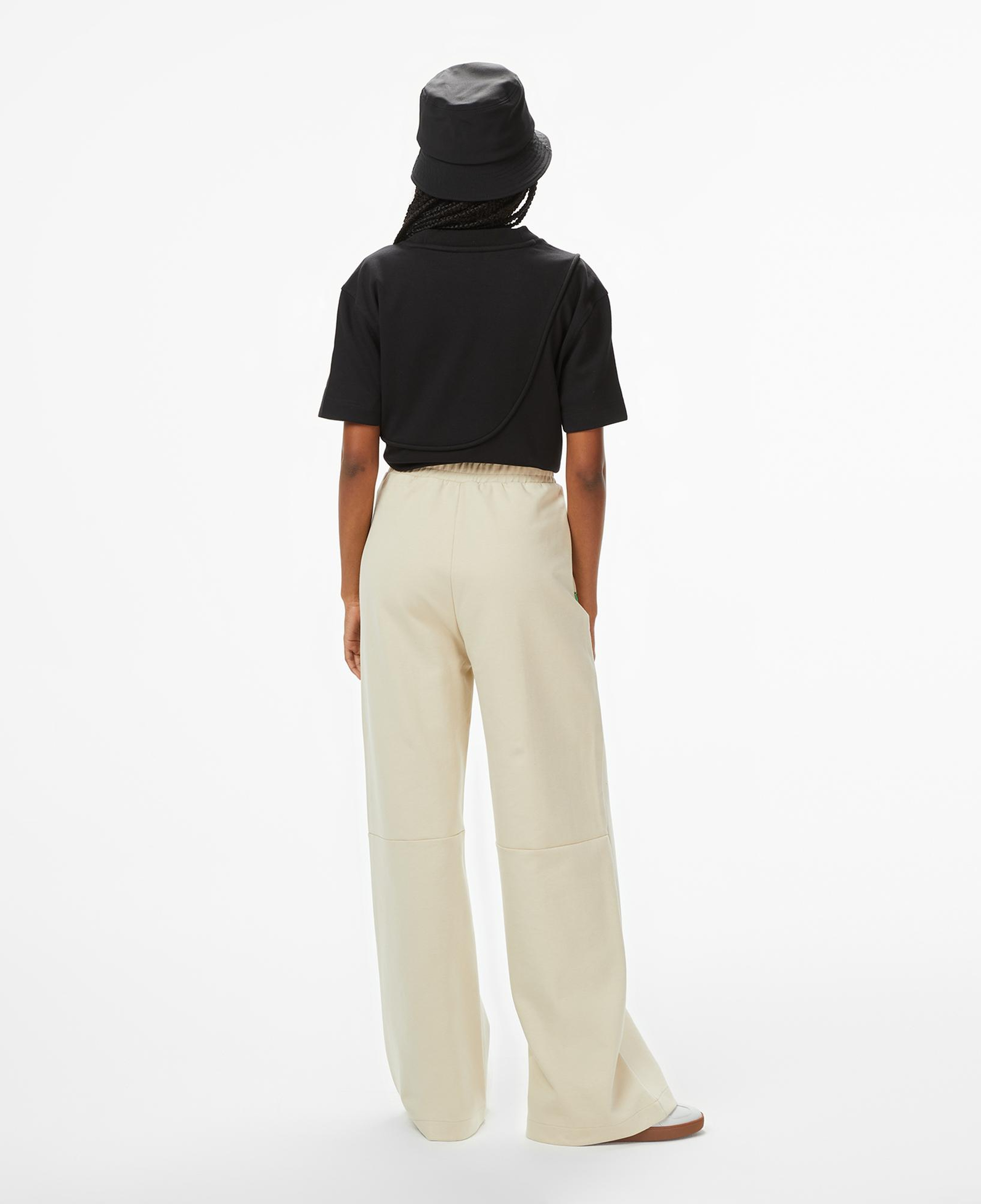 Lacoste x House of SuperStep Relaxed Fit Kadın Bej Eşofman Altı