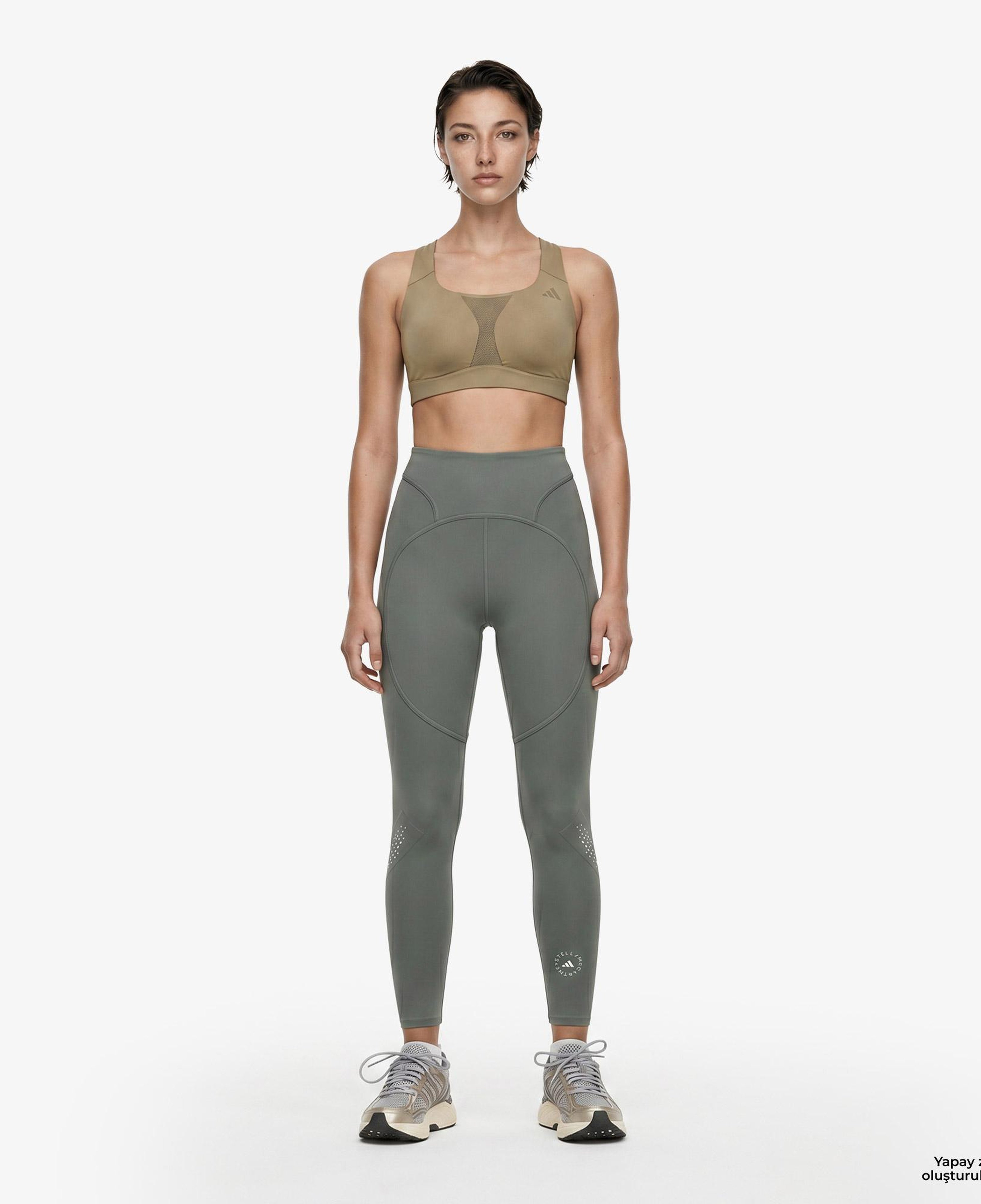 adidas by Stella McCartney Tpr 7/8 L Kadın Yeşil Tayt