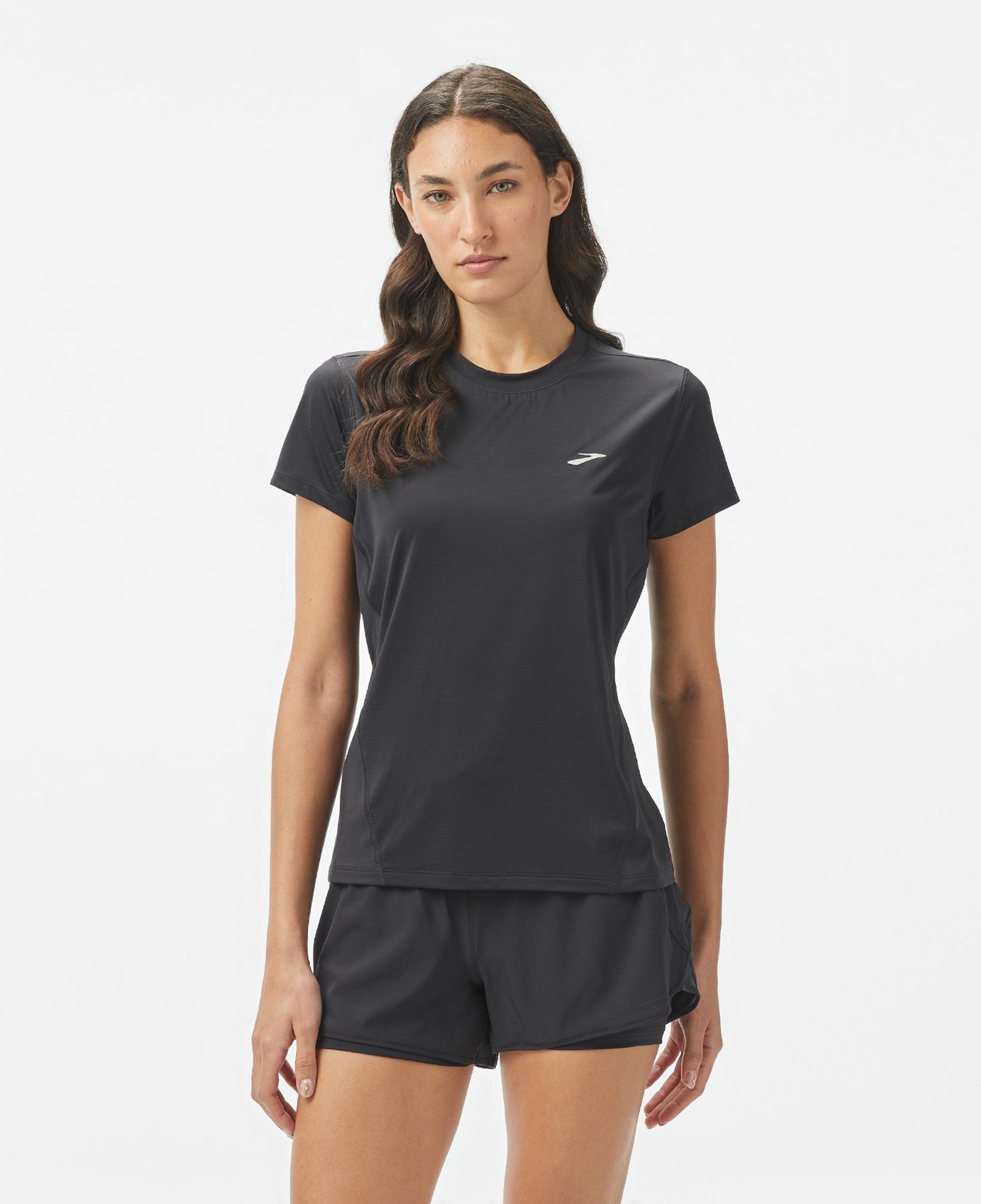 Brooks Sprint Free Sleeve 3.0 Kadın Siyah Koşu T-Shirt