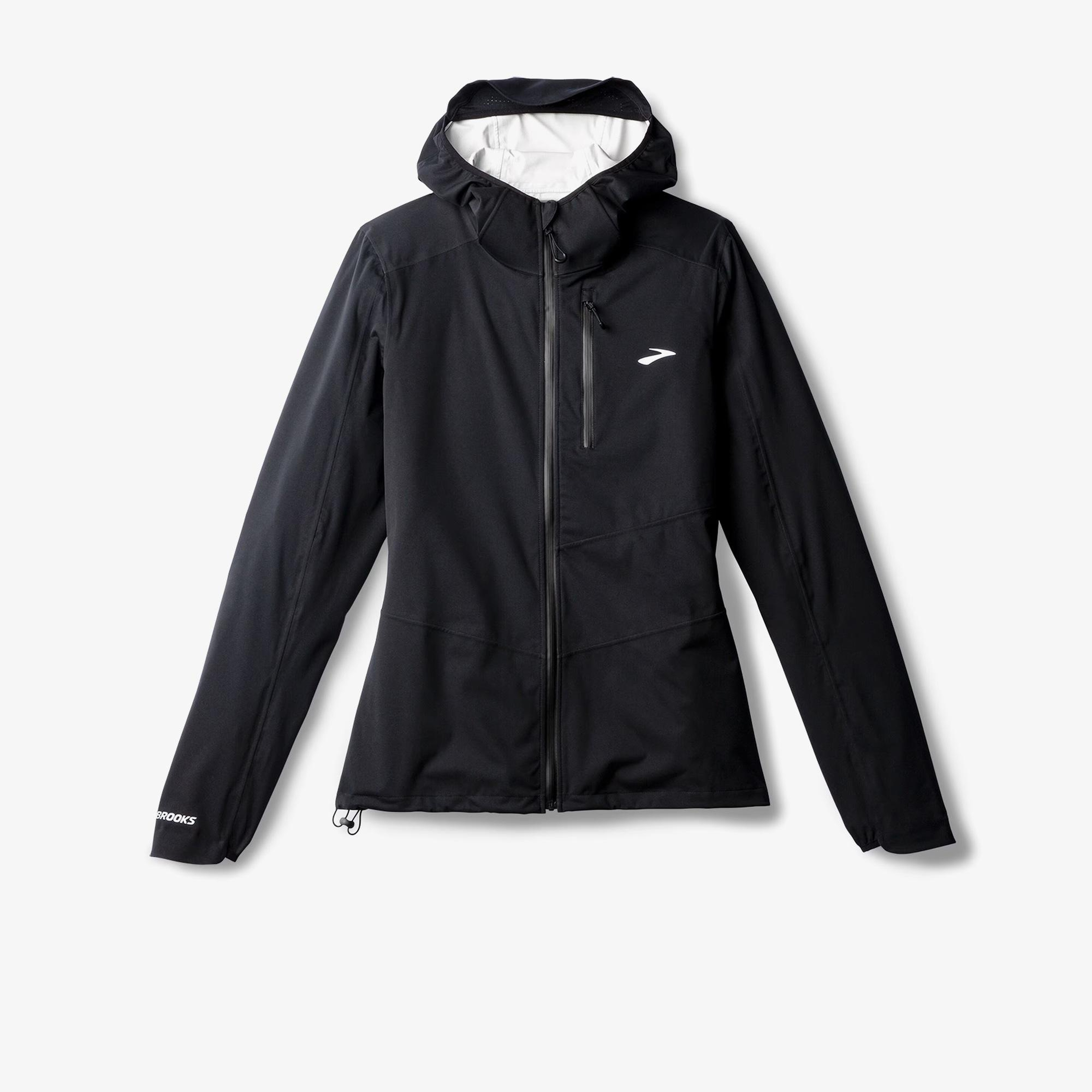 Brooks High Point Waterproof 2 Kadın Siyah Yağmurluk