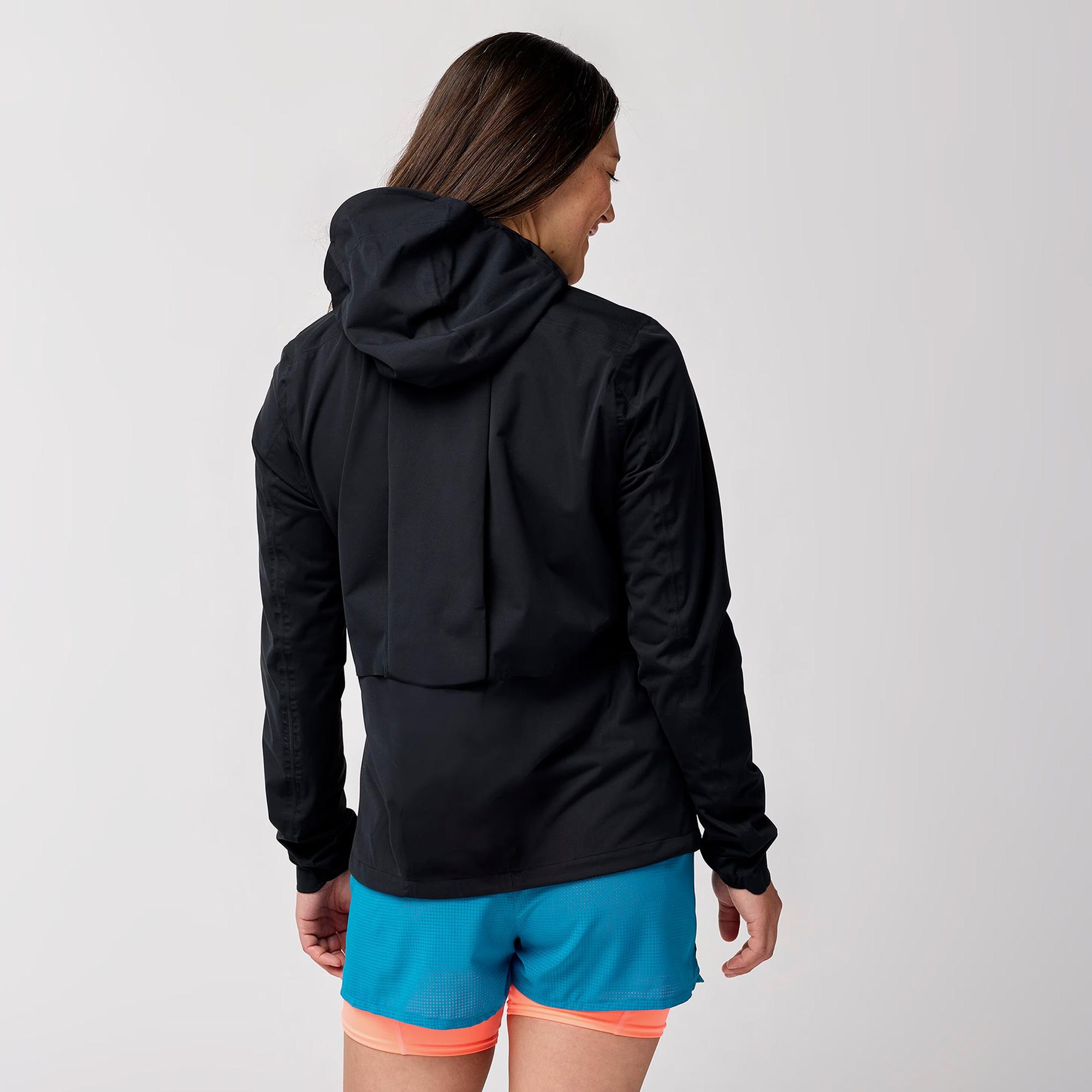 Brooks High Point Waterproof 2 Kadın Siyah Yağmurluk