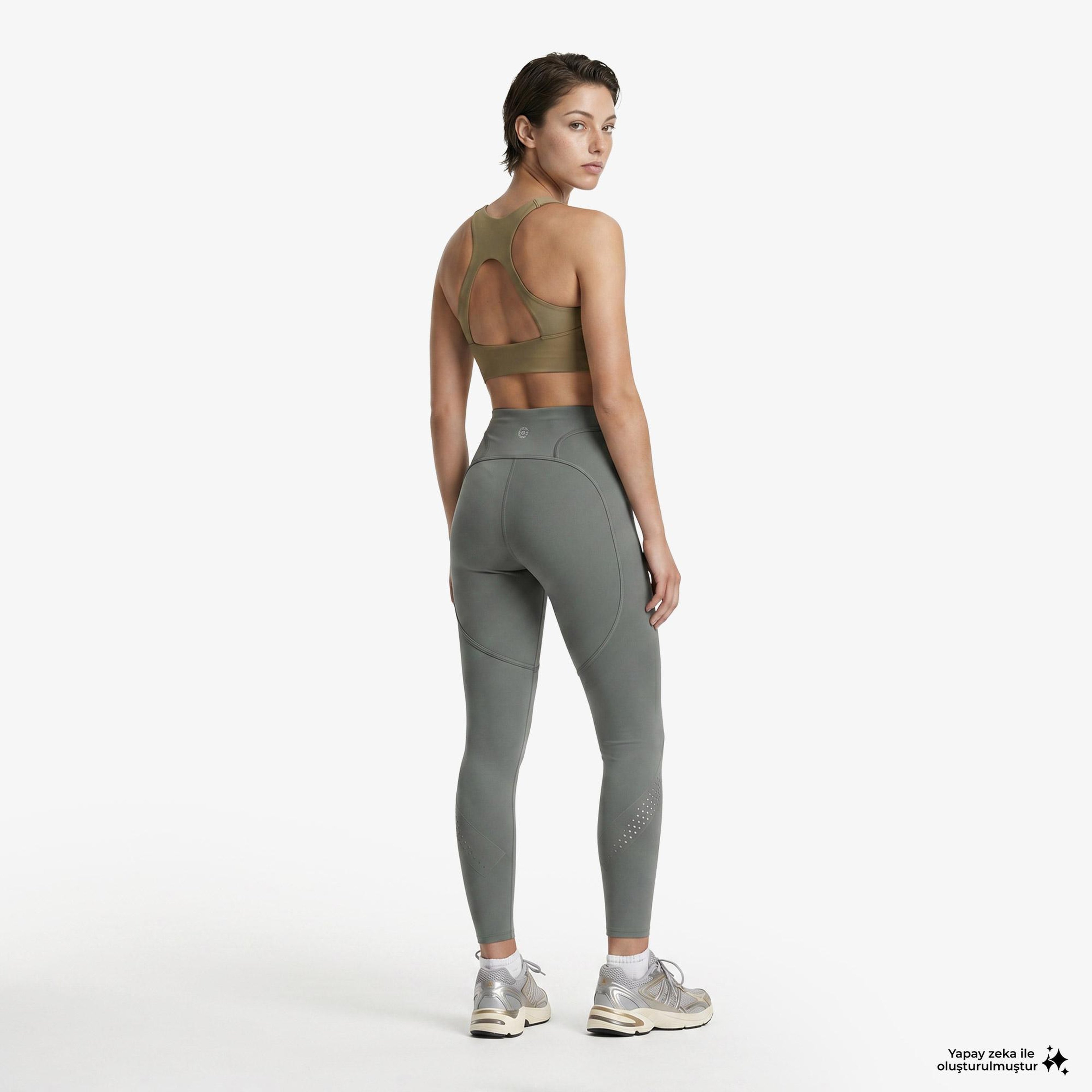 adidas by Stella McCartney Tpr 7/8 L Kadın Yeşil Tayt