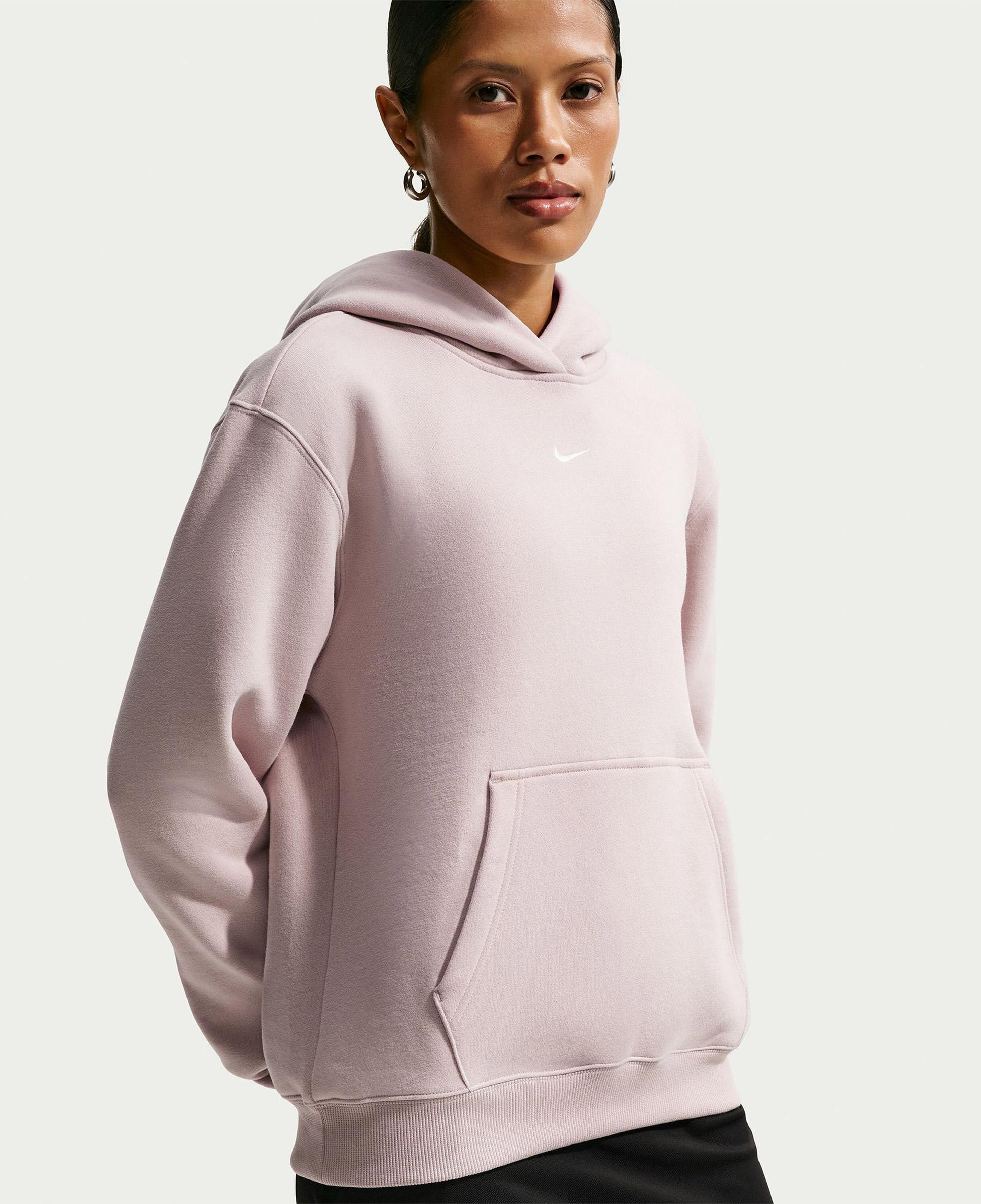 Nike Studio Fleece Kadın Pembe Hoodie