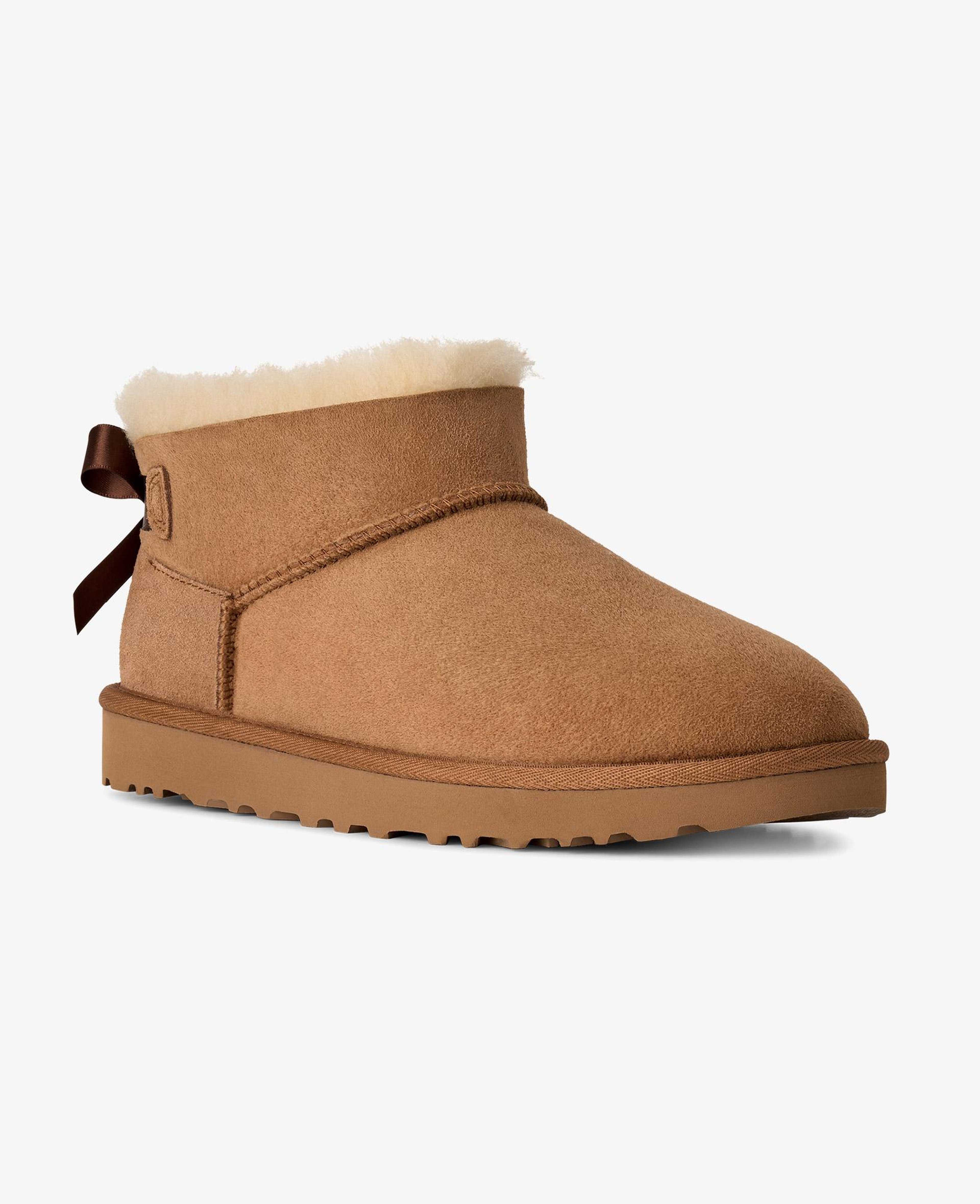 UGG Ultra Mini Bailey Bow Kadın Taba Bot