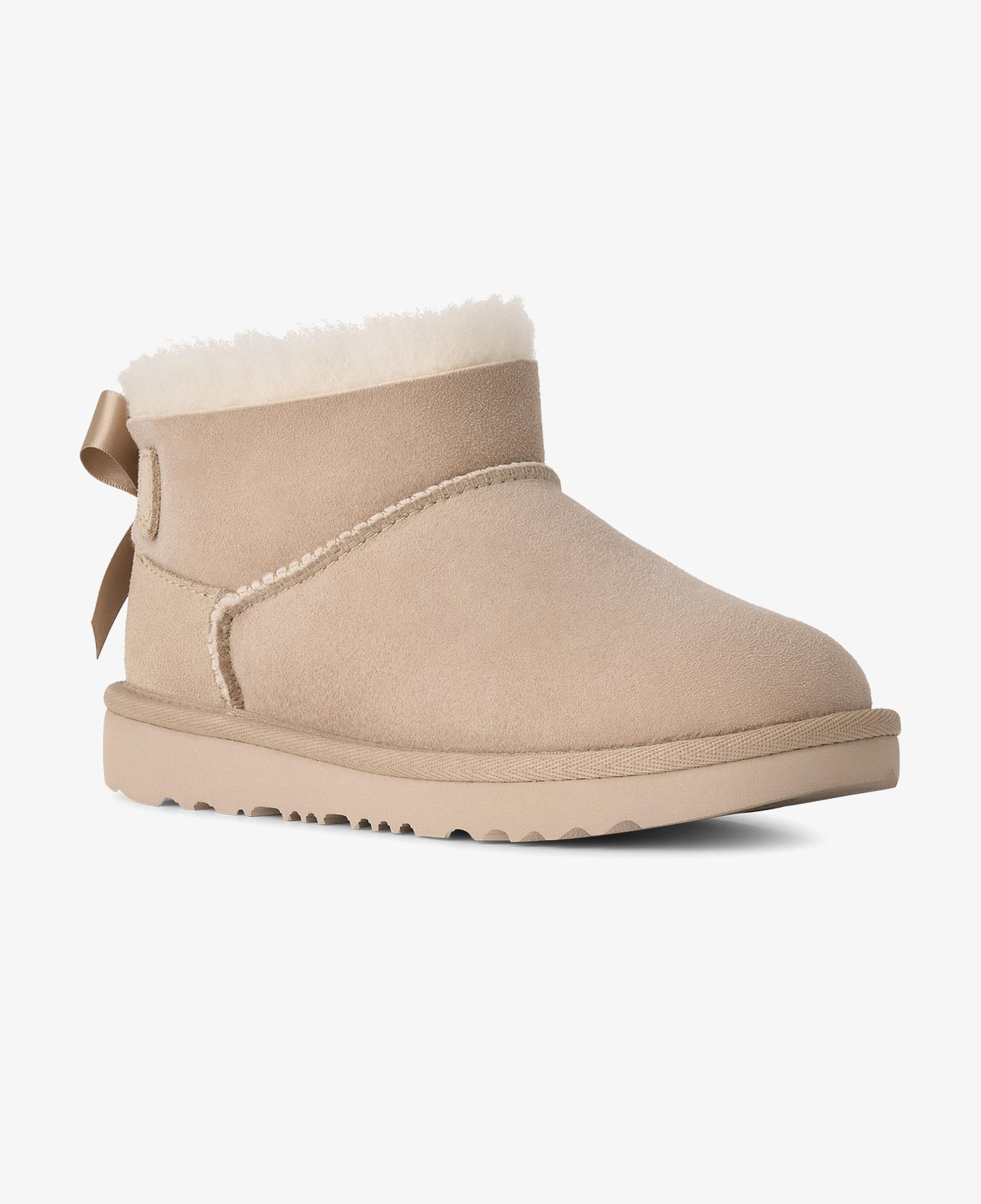 UGG Ultra Mini Bailey Bow Çocuk Krem Rengi Bot