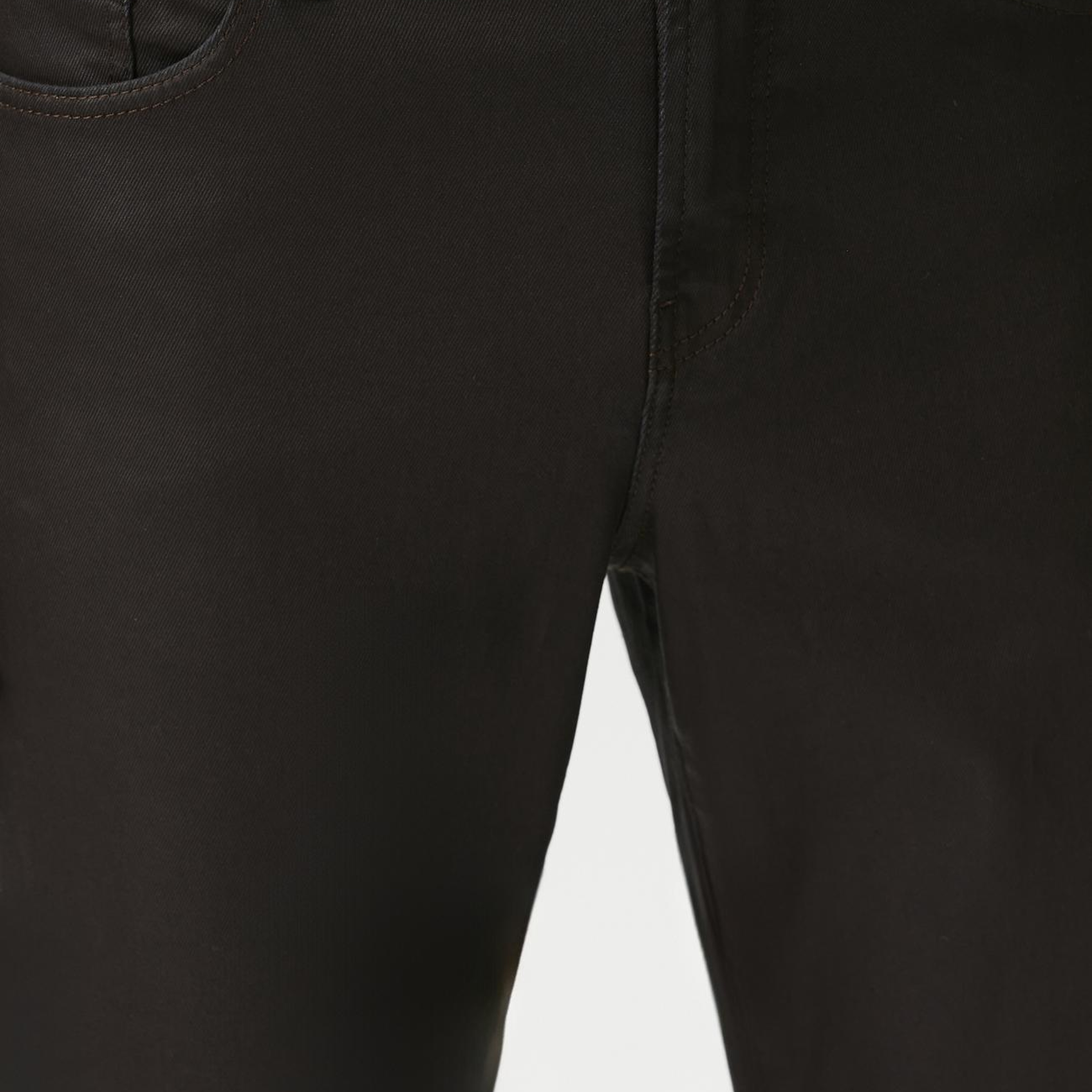 Network Erkek Kahverengi Kaplamalı Denim Pantolon