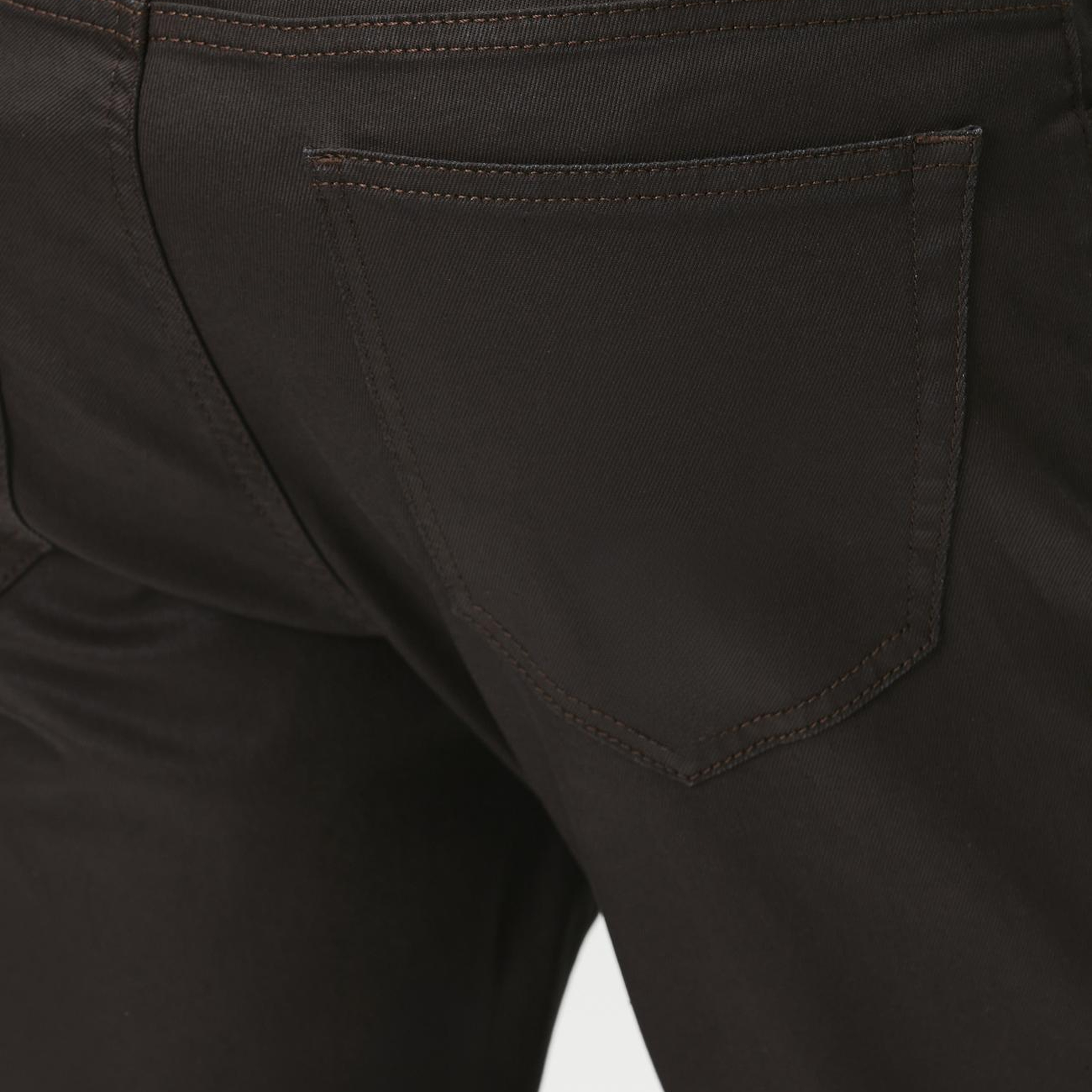Network Erkek Kahverengi Kaplamalı Denim Pantolon