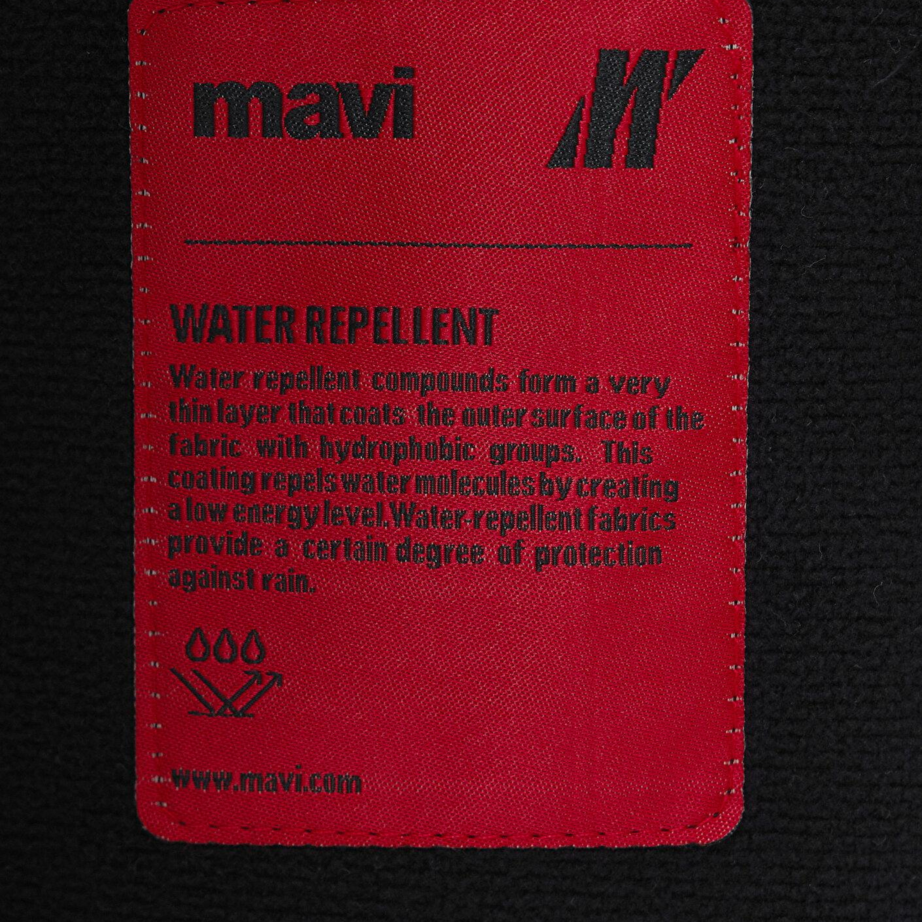 Mavi Su İtici Kapüşonlu Siyah Mont 0110851-71379