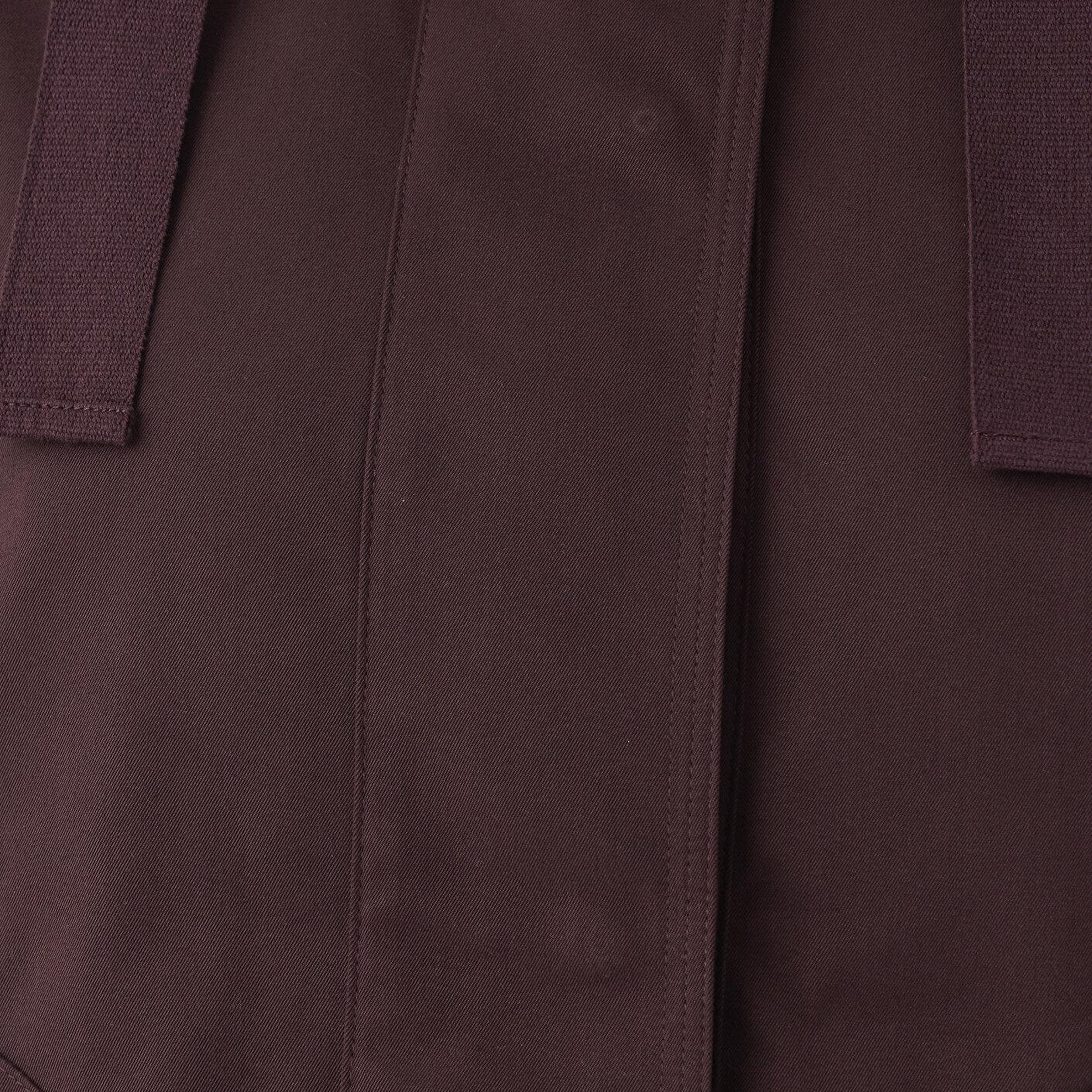 Mavi Kapüşonlu Bordo Ceket Loose Fit / Bol Rahat Kesim 1110014-70252