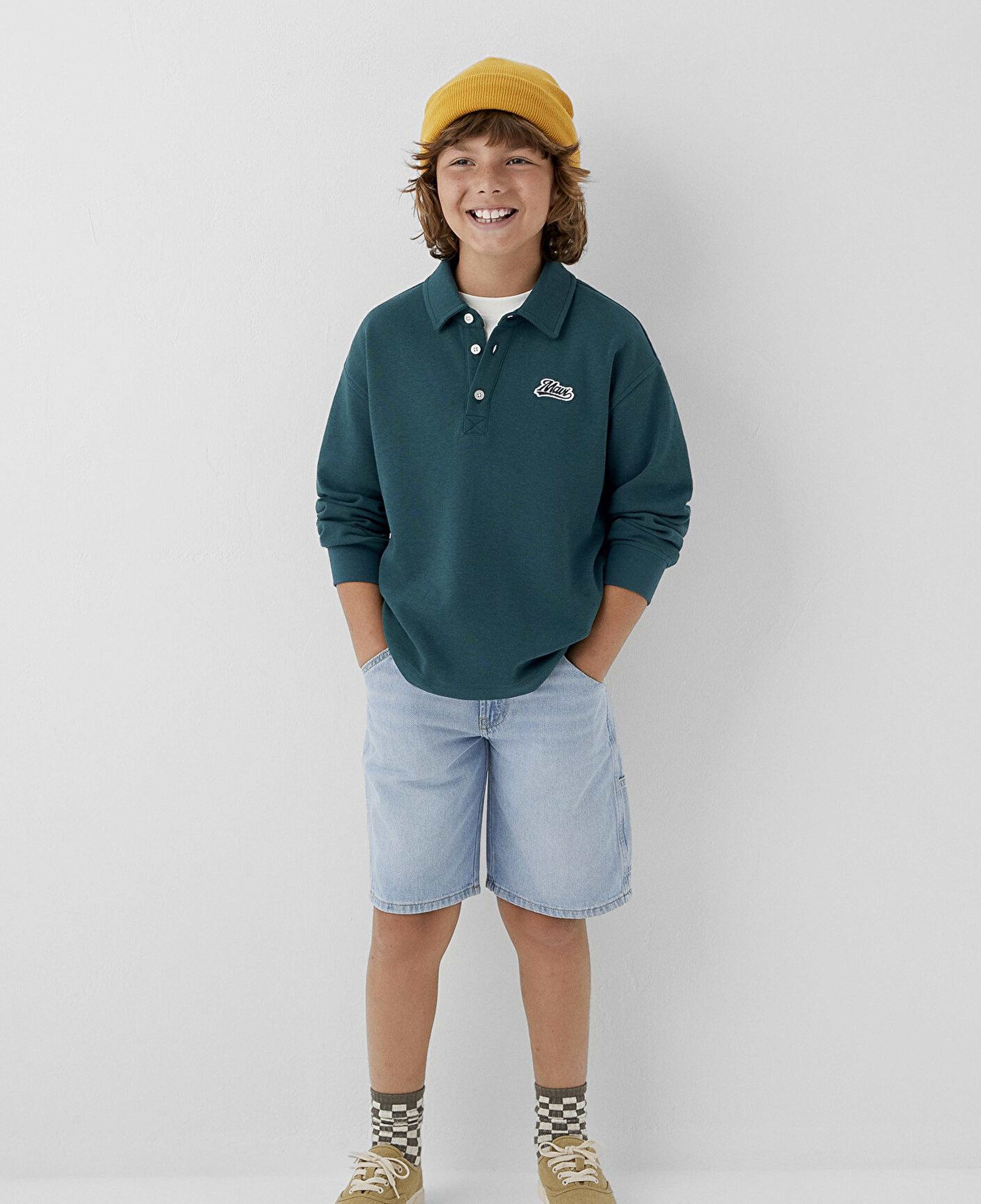 Mavi Yeşil Sweatshirt 6S10193-71932