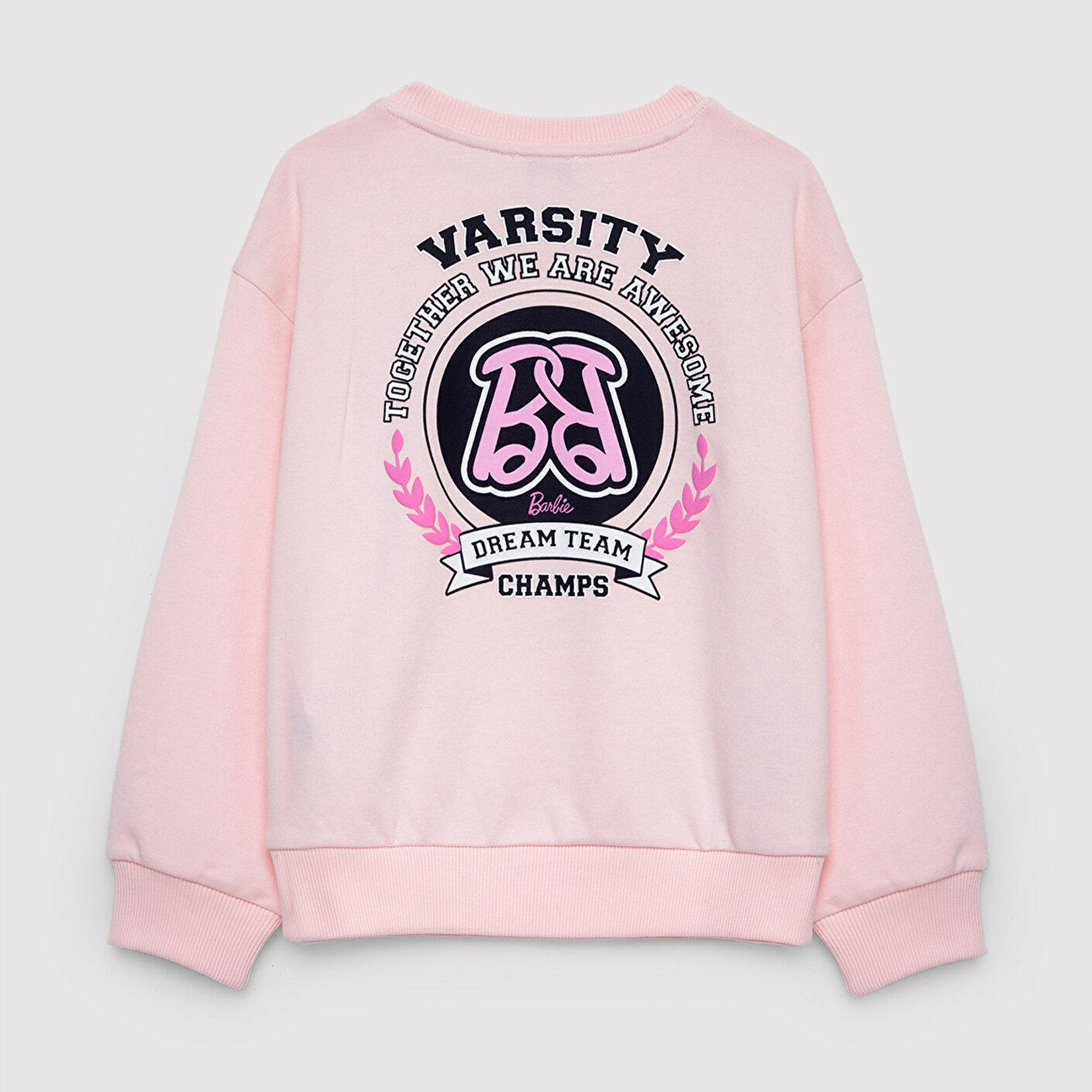Mavi Barbie Baskılı Kapüşonsuz Sweatshirt 7S10209-90773