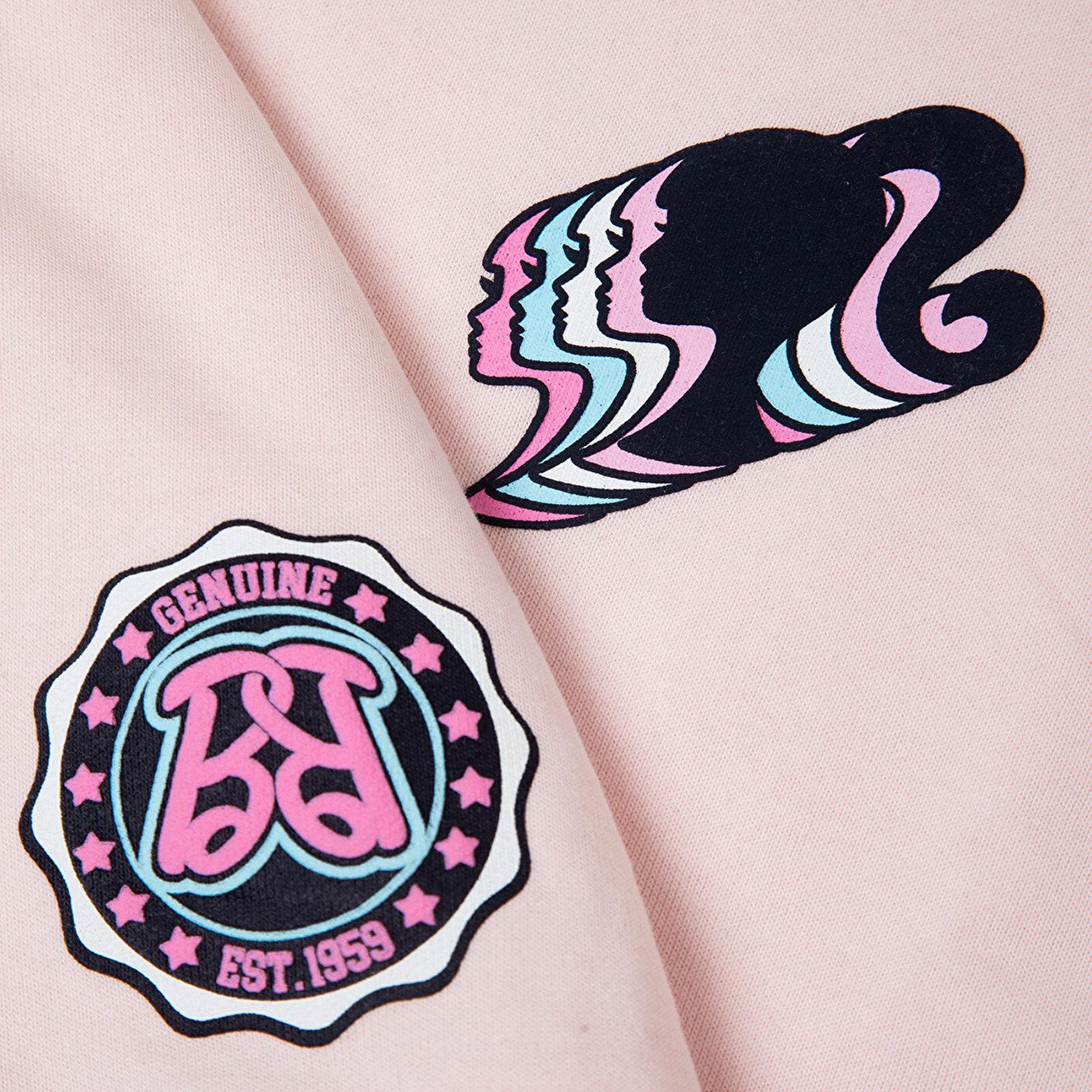 Mavi Barbie Baskılı Kapüşonsuz Sweatshirt 7S10209-90773