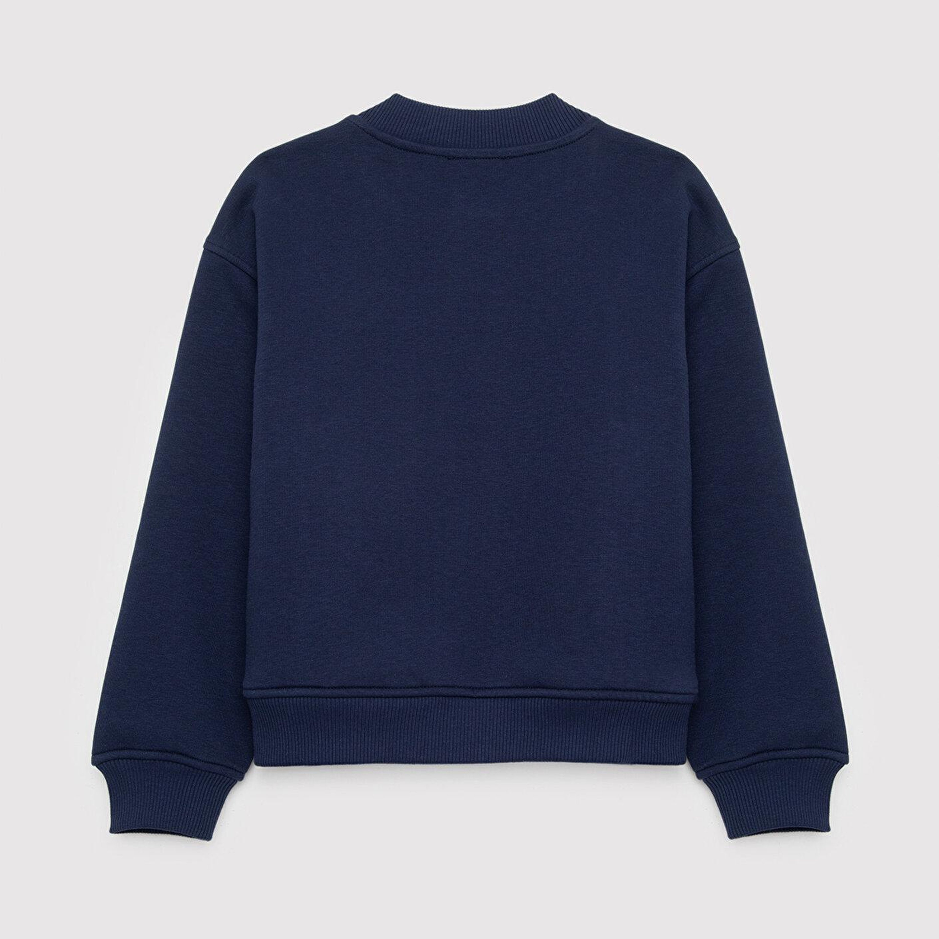 Mavi MJ Logo Nakışlı Lacivert Bomber Ceket 6S10190-84371
