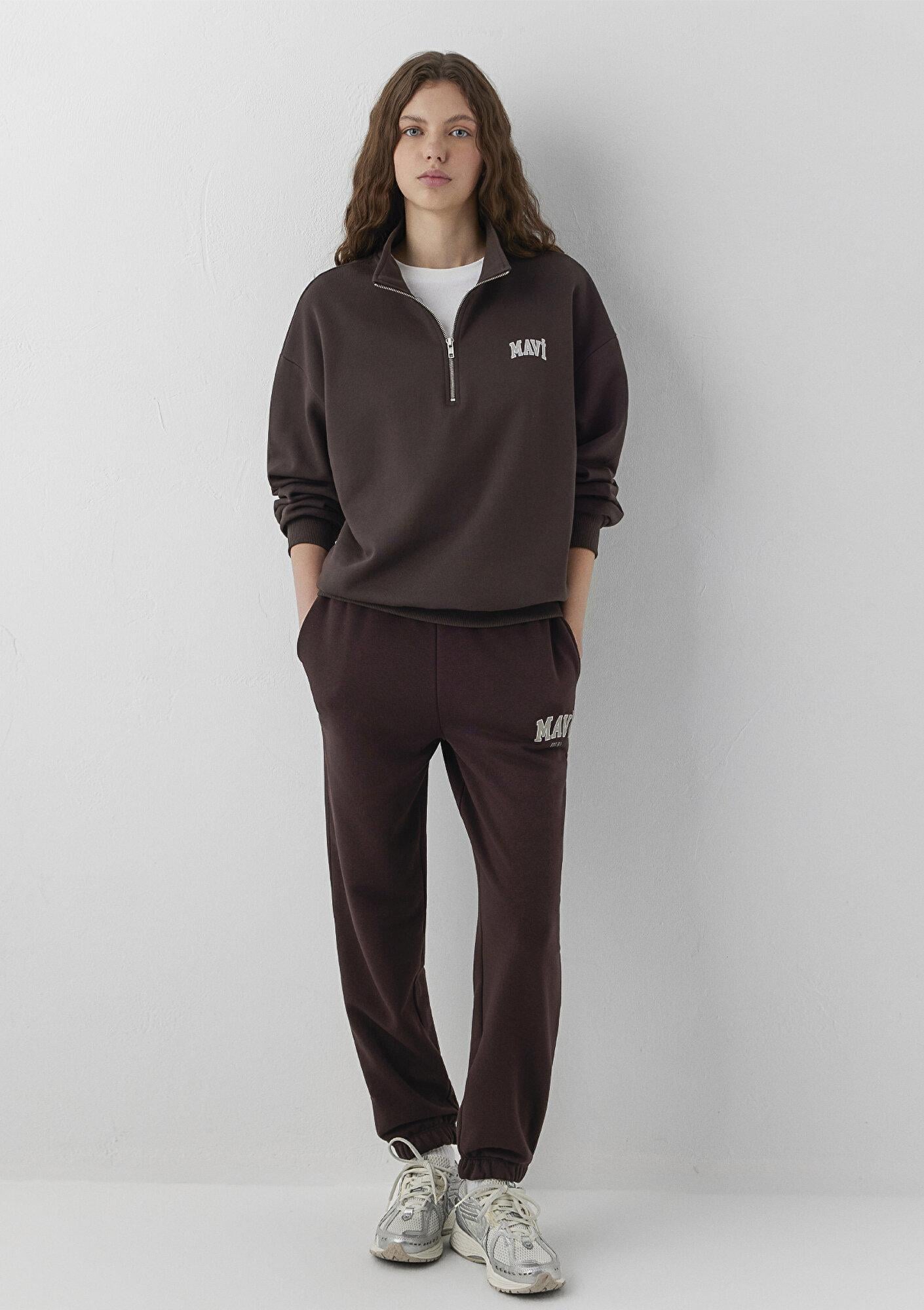 Mavi Kahverengi Sweatshirt 1S10179-70240