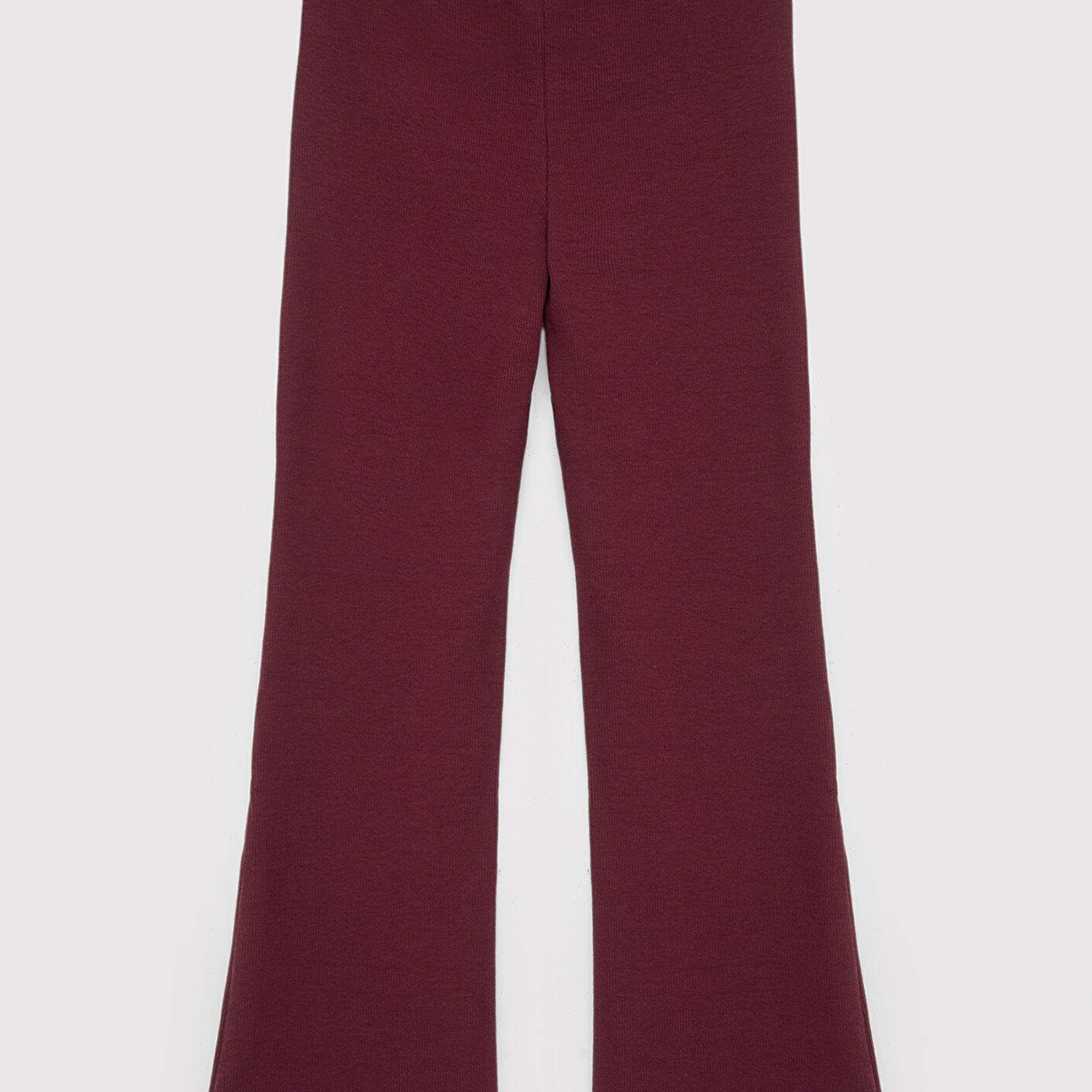 Mavi Mavi Logo Baskılı Bordo Tayt 7010063-87830