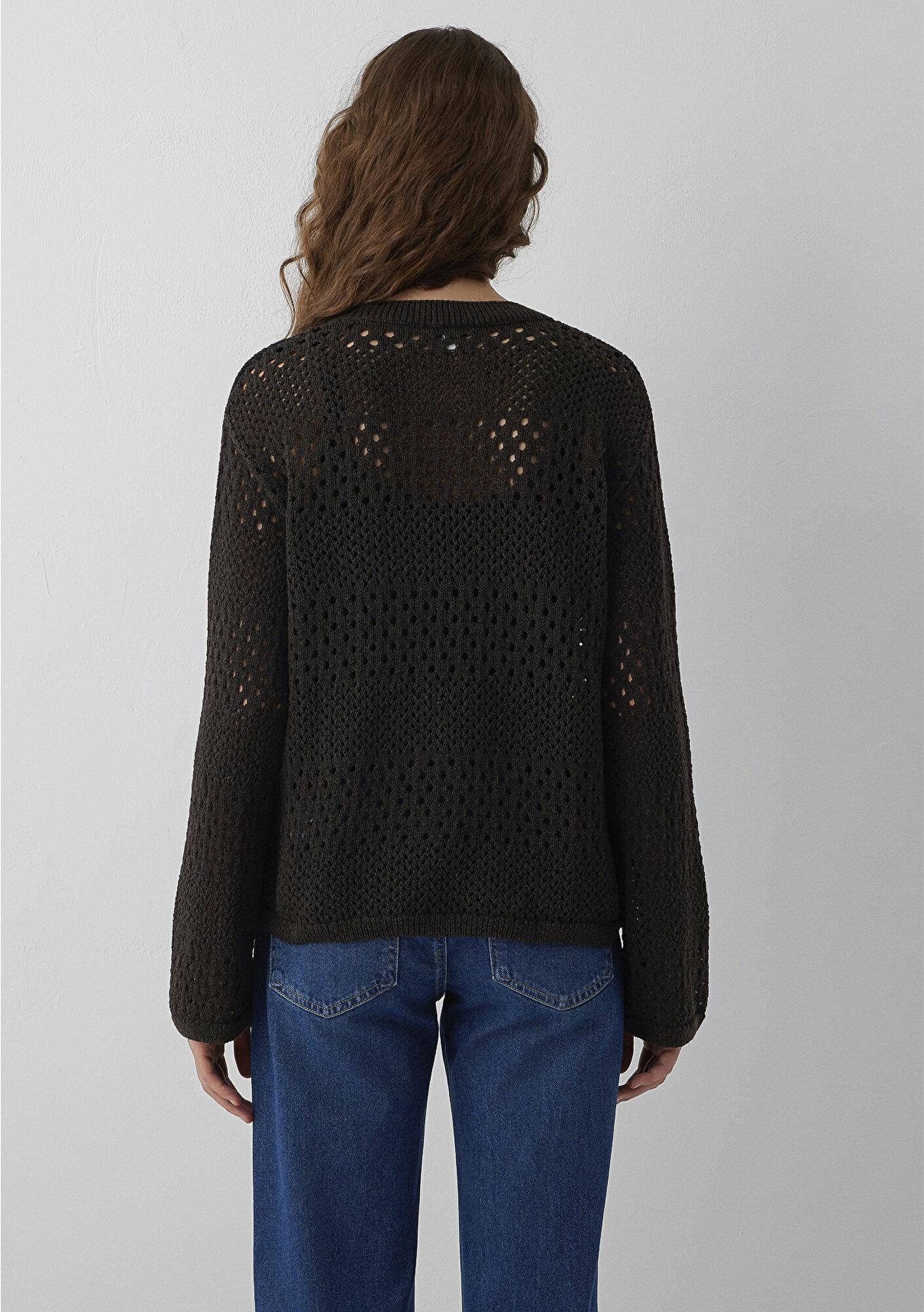 Mavi Kahverengi Kazak Regular Fit / Normal Kesim 1711015-88615