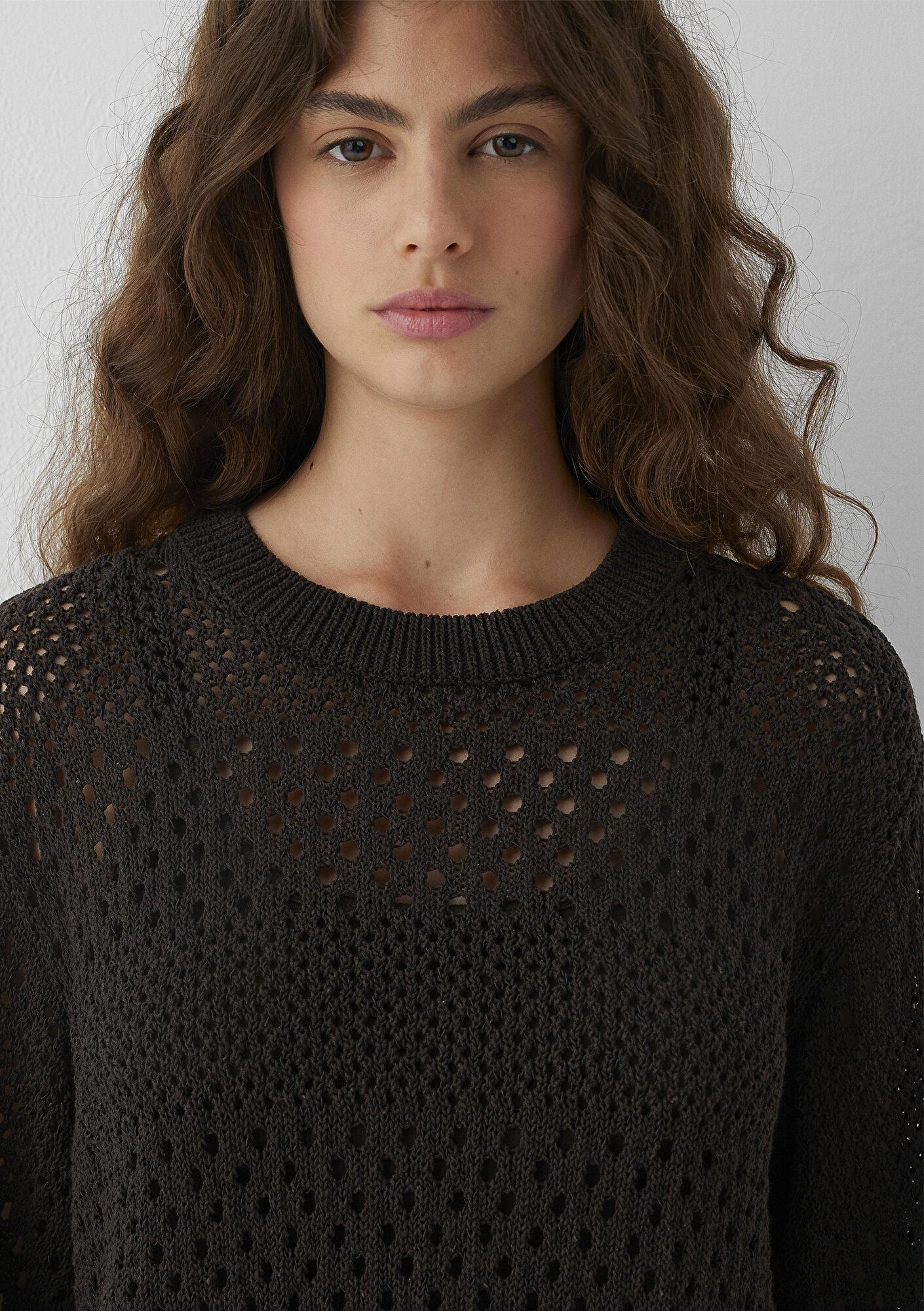 Mavi Kahverengi Kazak Regular Fit / Normal Kesim 1711015-88615