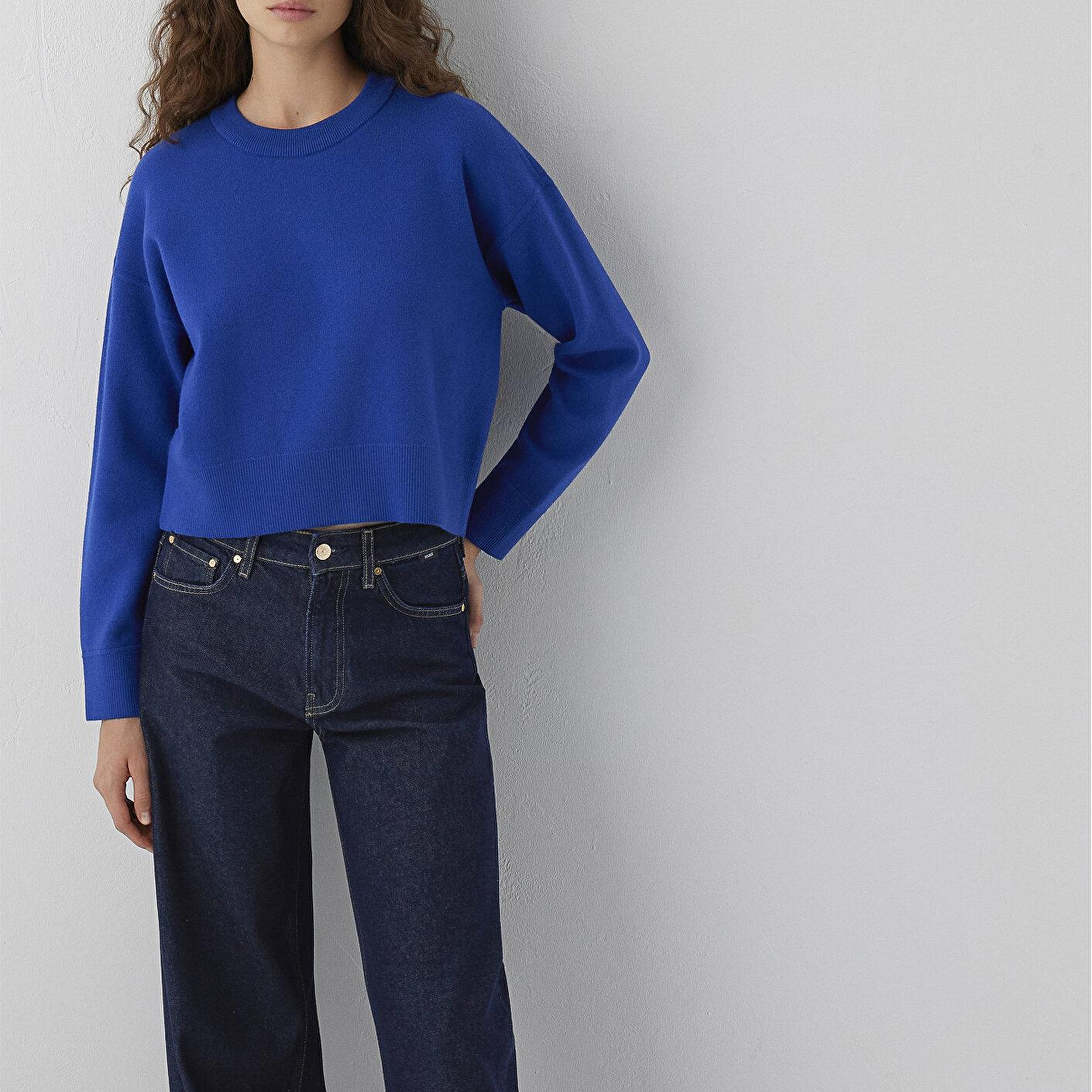 Mavi Mavi Basic Kazak Loose Fit / Bol Rahat Kesim 1710933-89855