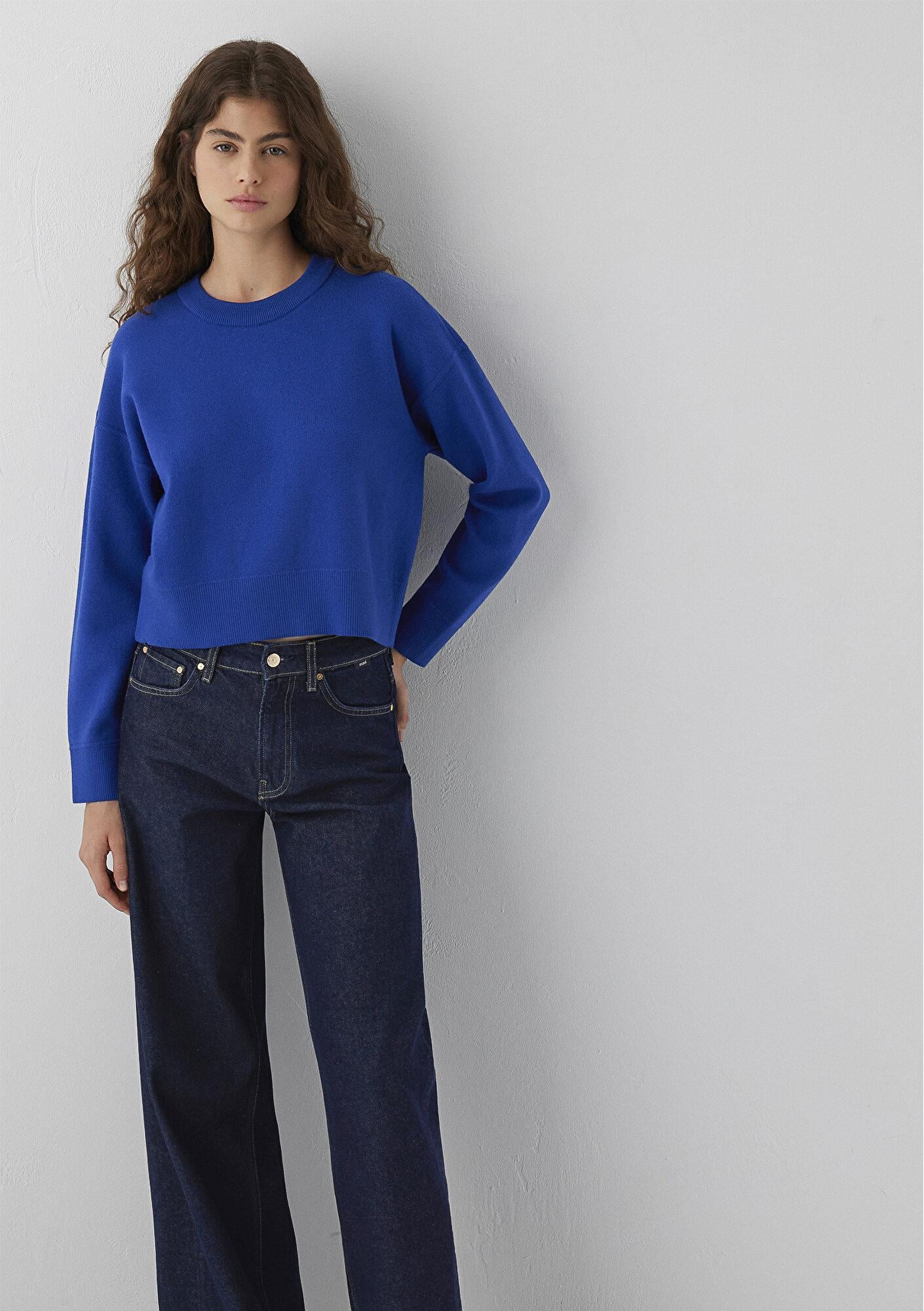 Mavi Mavi Basic Kazak Loose Fit / Bol Rahat Kesim 1710933-89855