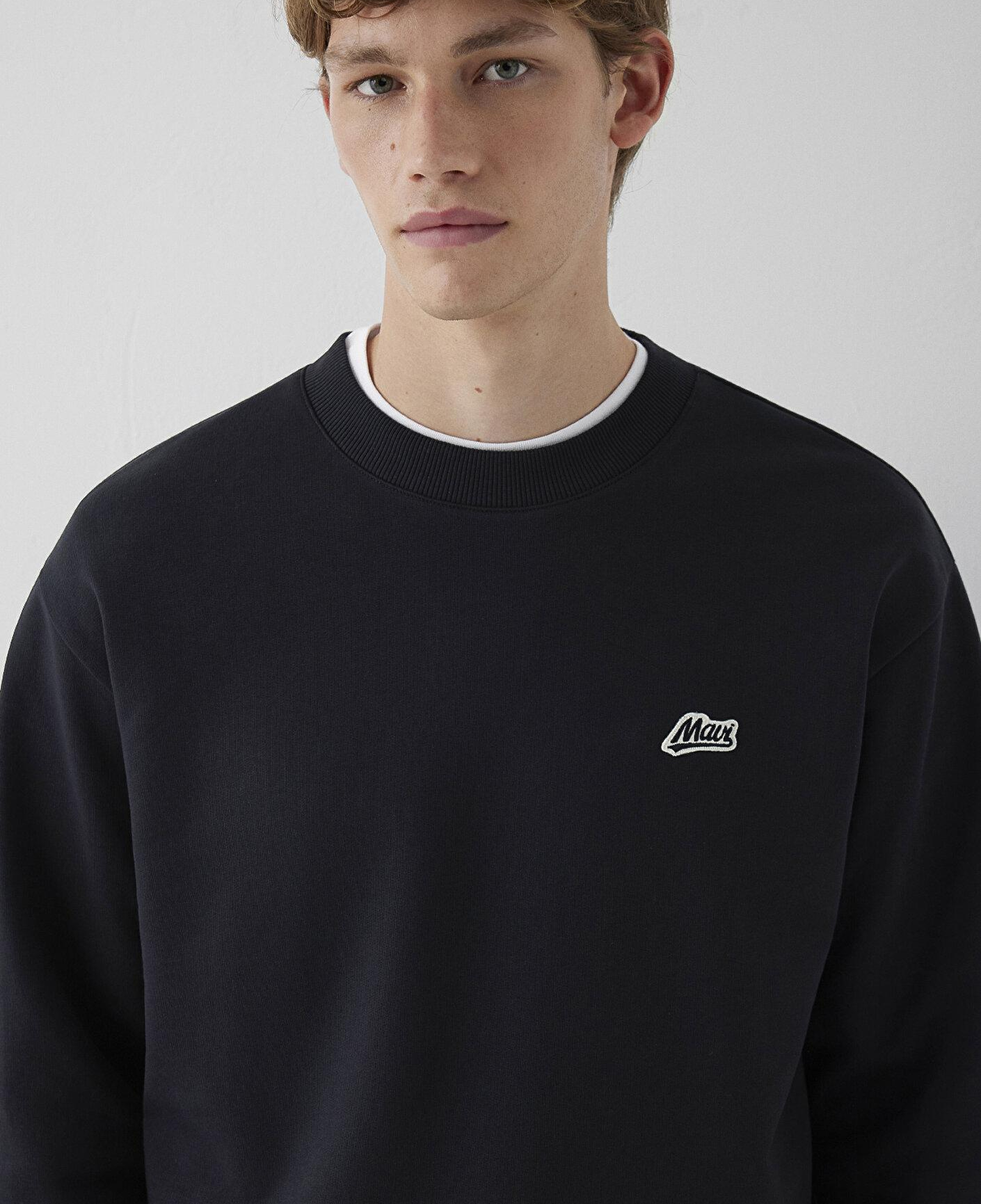 Mavi Mavi Patch Nakışlı Antrasit Sweatshirt 0S10611-80022