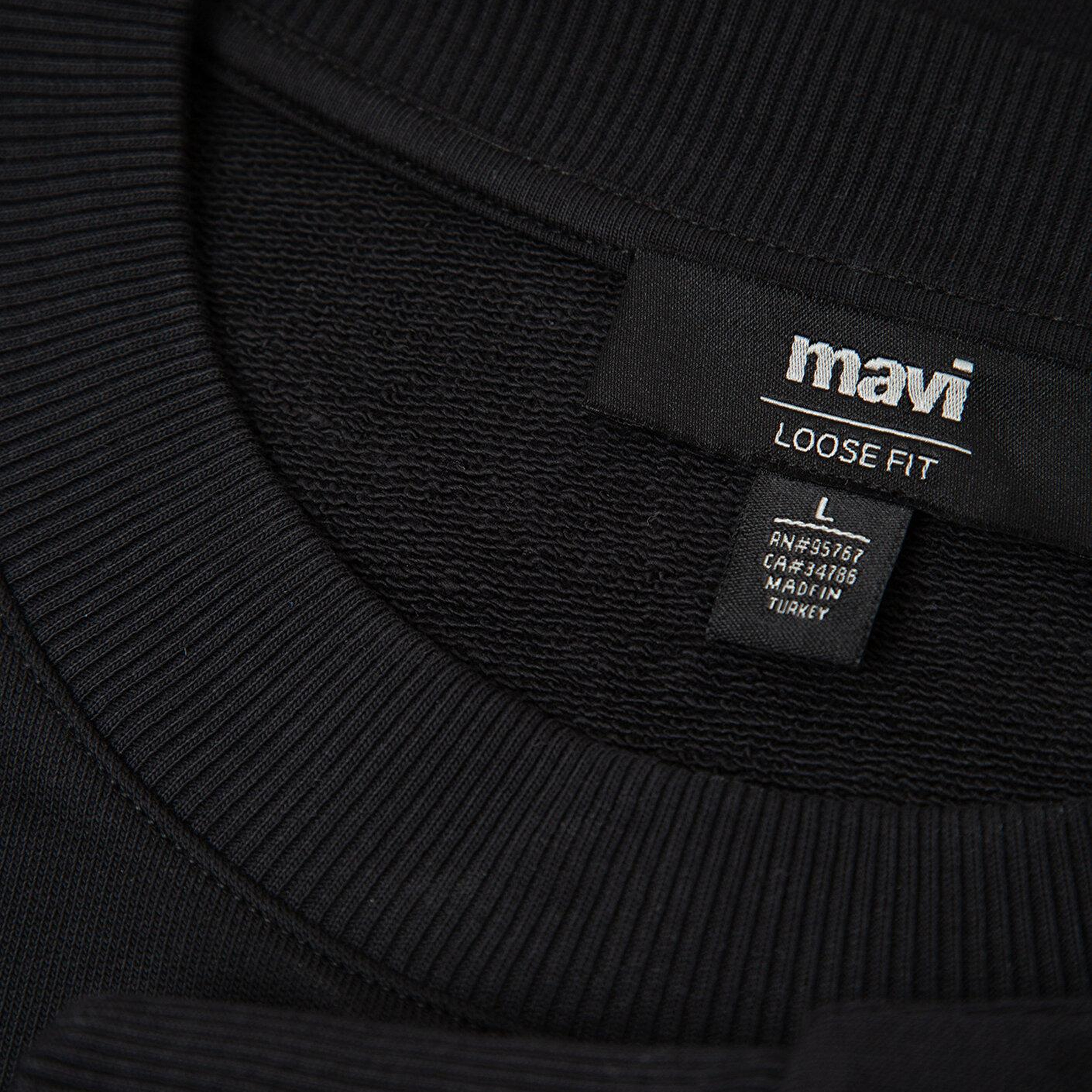Mavi Mavi Patch Nakışlı Antrasit Sweatshirt 0S10611-80022