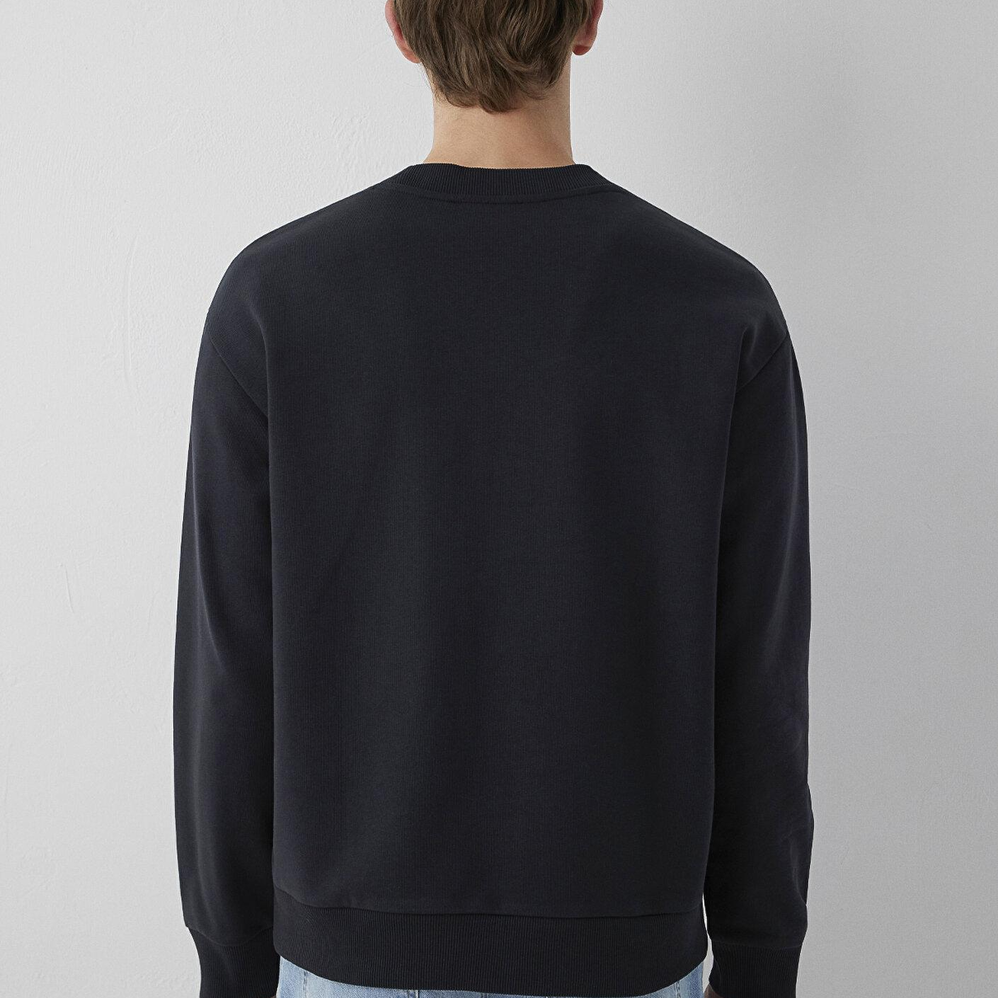 Mavi Mavi Patch Nakışlı Antrasit Sweatshirt 0S10611-80022