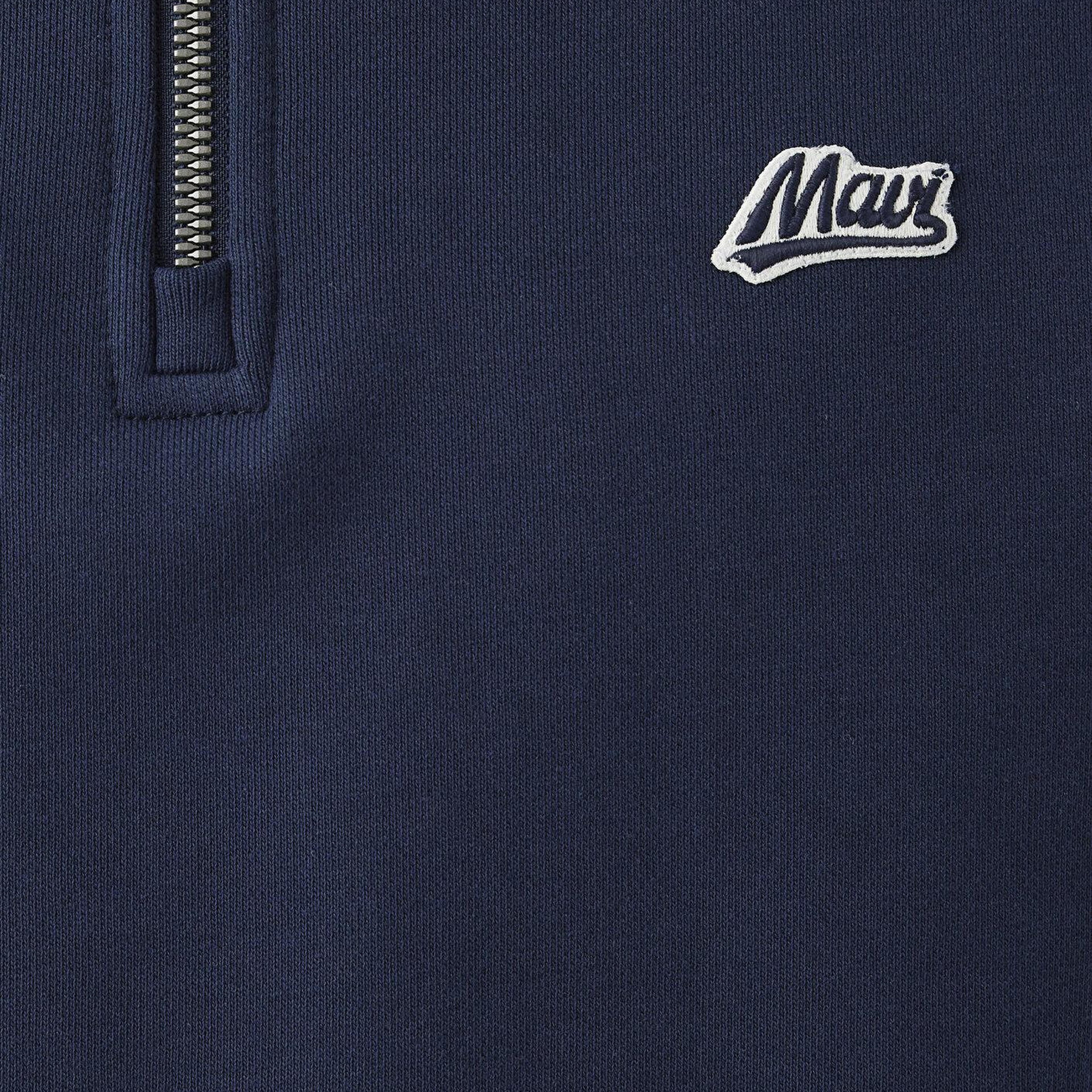 Mavi Mavi Patch Nakışlı Yarı Fermuarlı Lacivert Sweatshirt 0S10613-70490