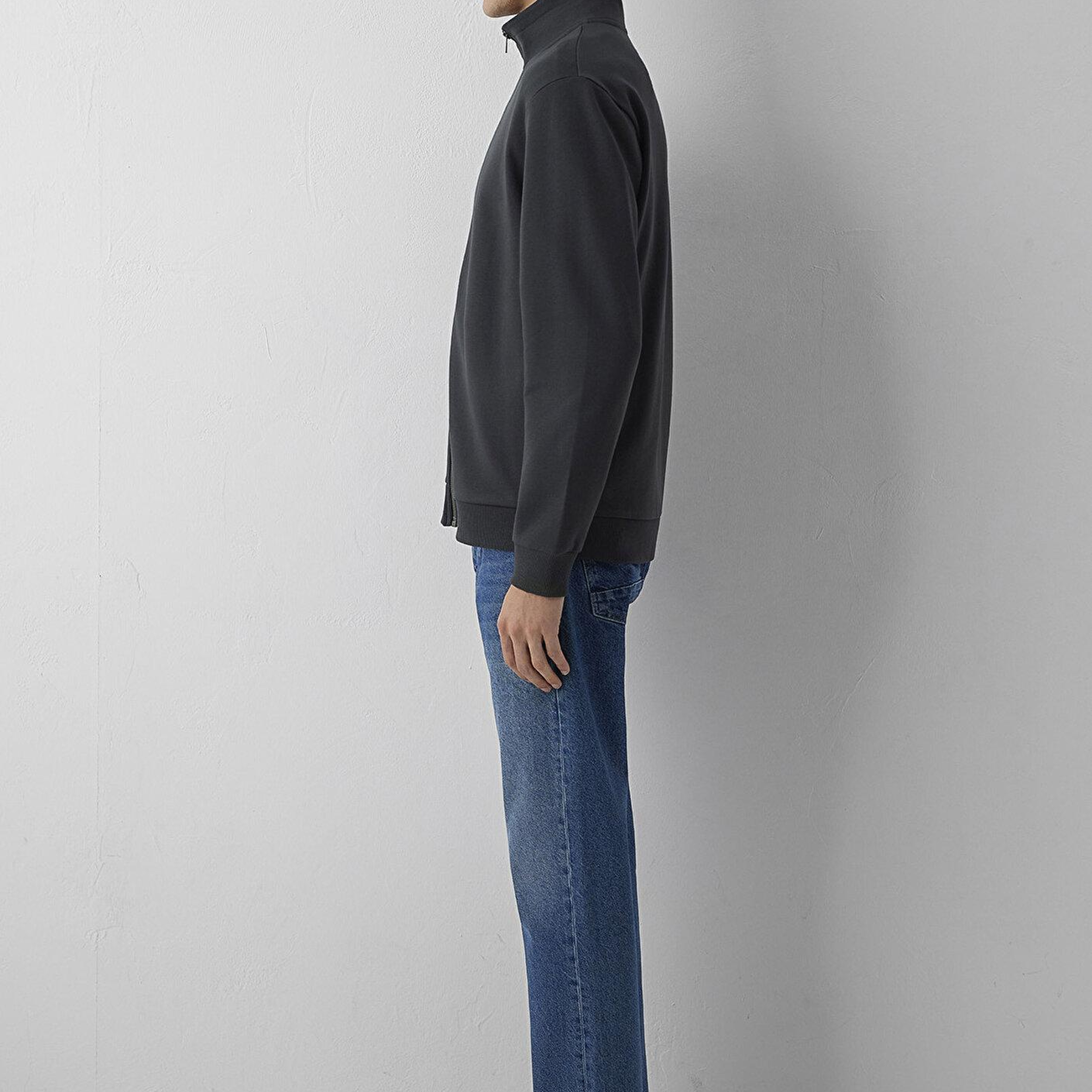 Mavi Fermuarlı Antrasit Sweatshirt 0S10653-91268