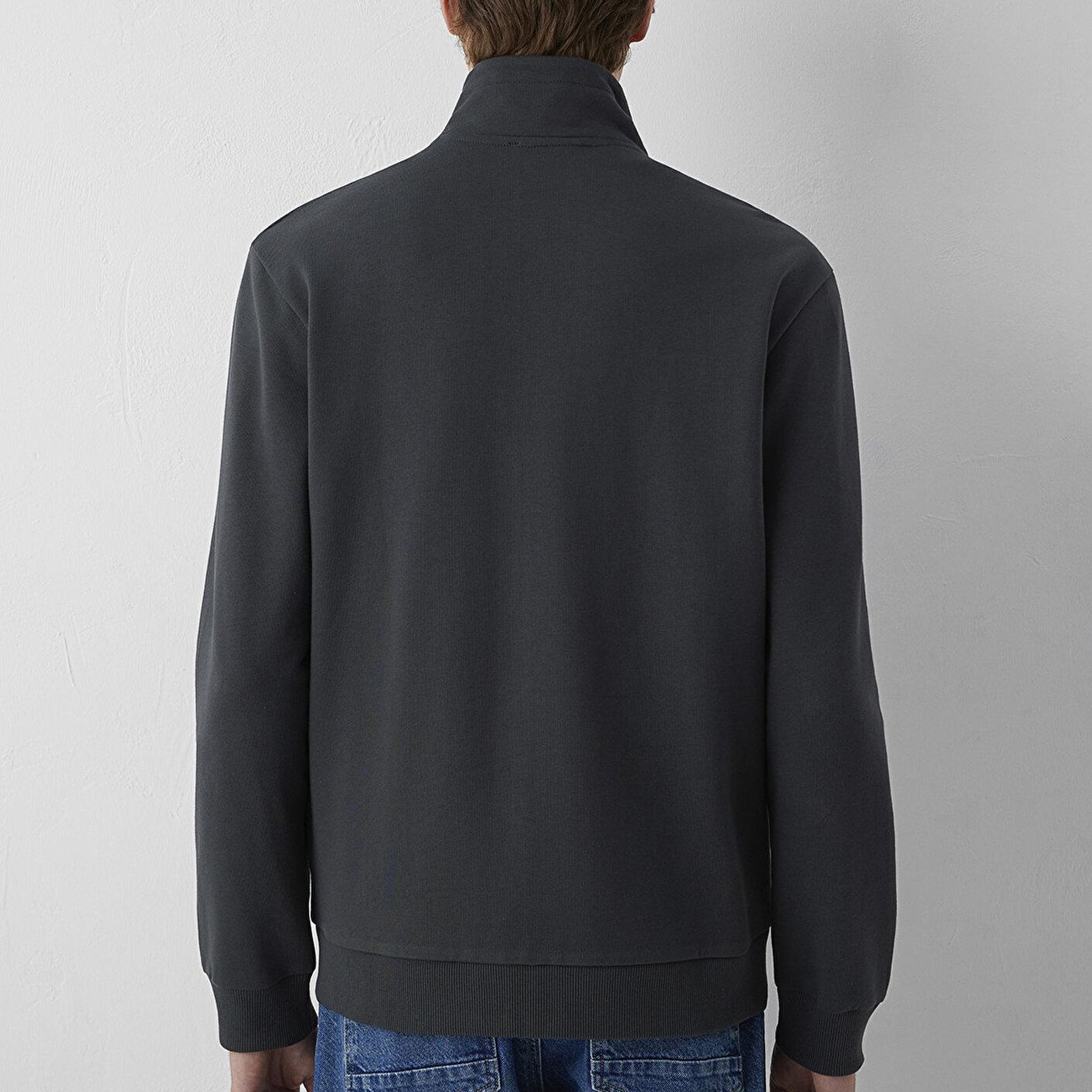 Mavi Fermuarlı Antrasit Sweatshirt 0S10653-91268