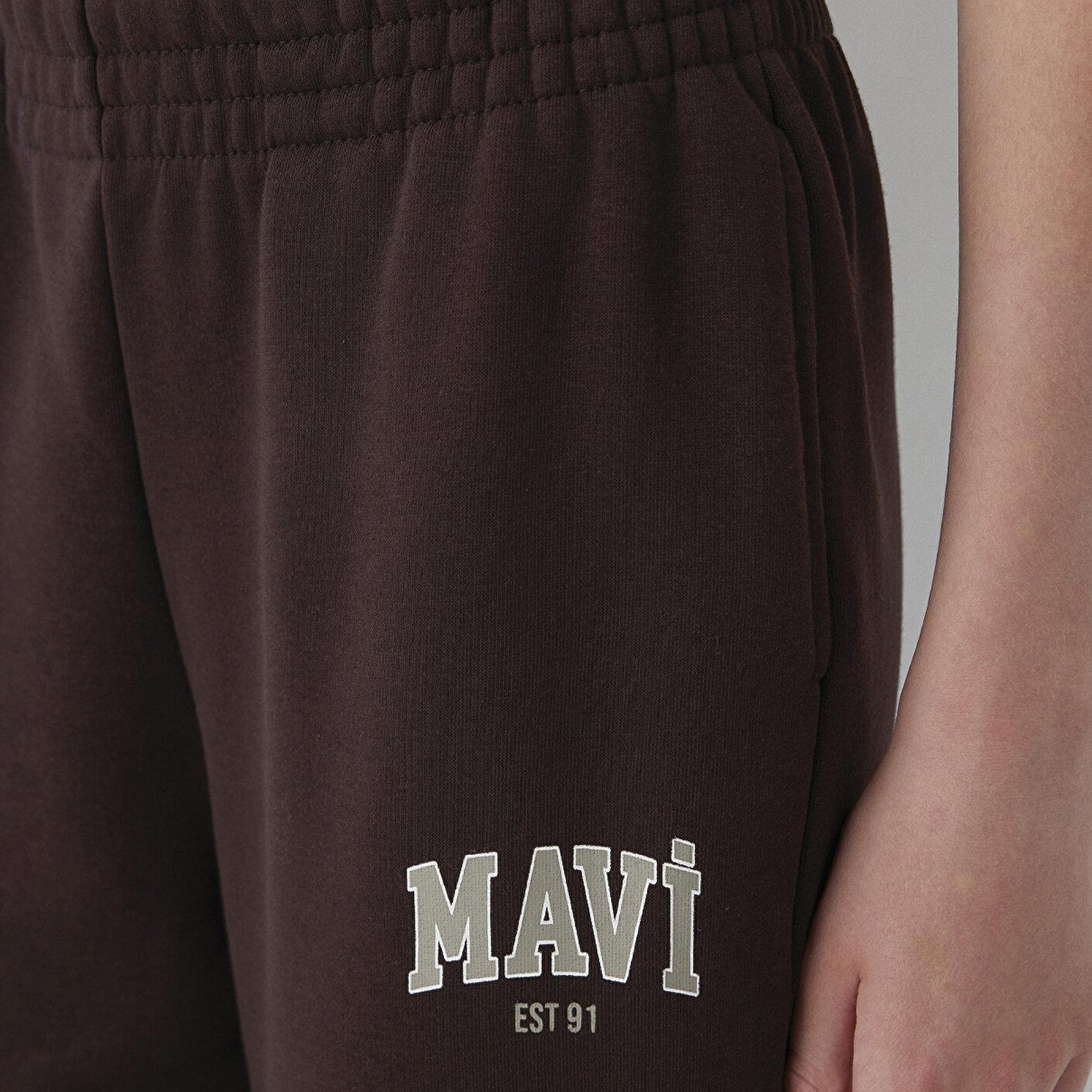 Mavi Mavi Logo Baskılı Kahverengi Eşofman Altı 1010757-70240