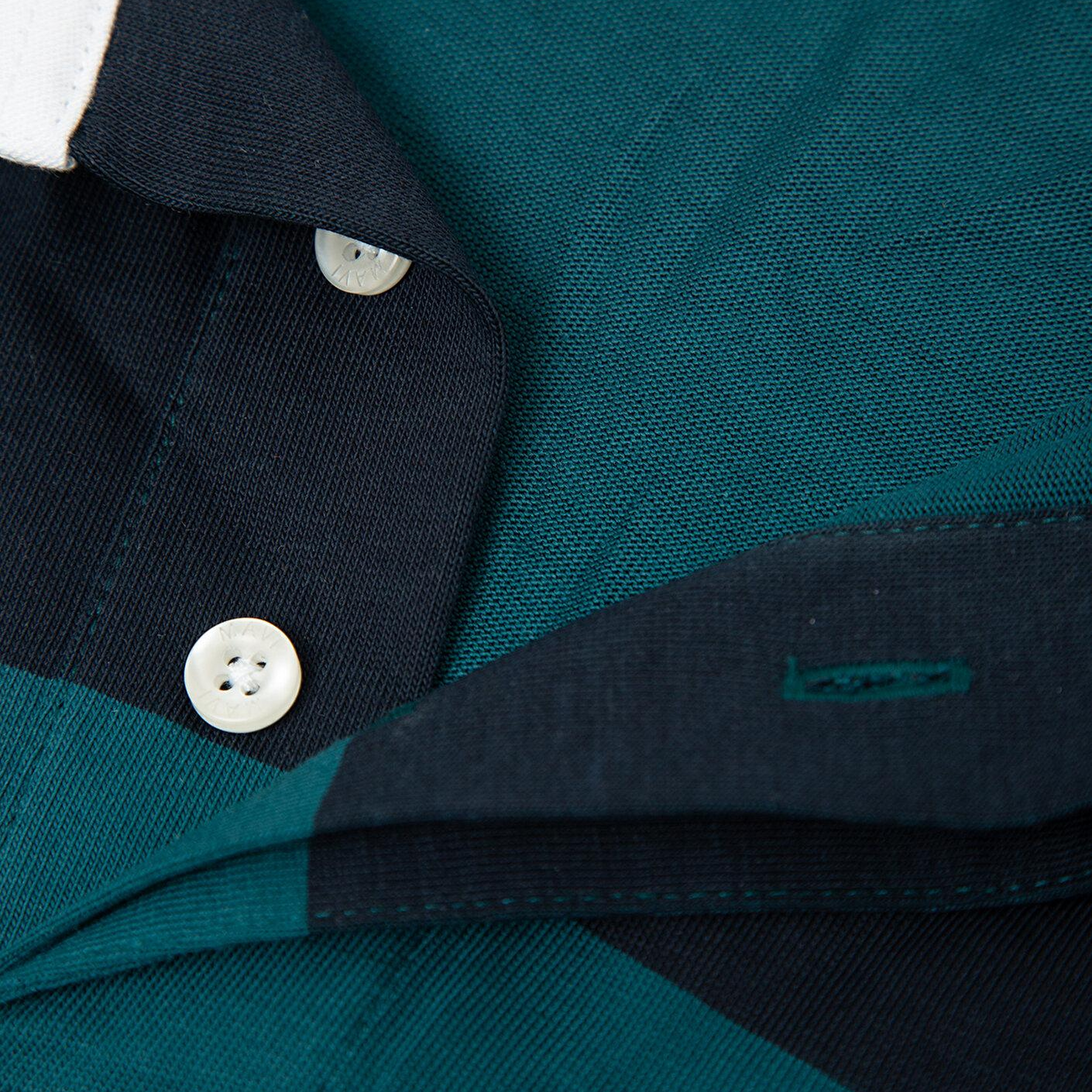 Mavi Blok Renkli Polo Sweatshirt 0S10615-90366