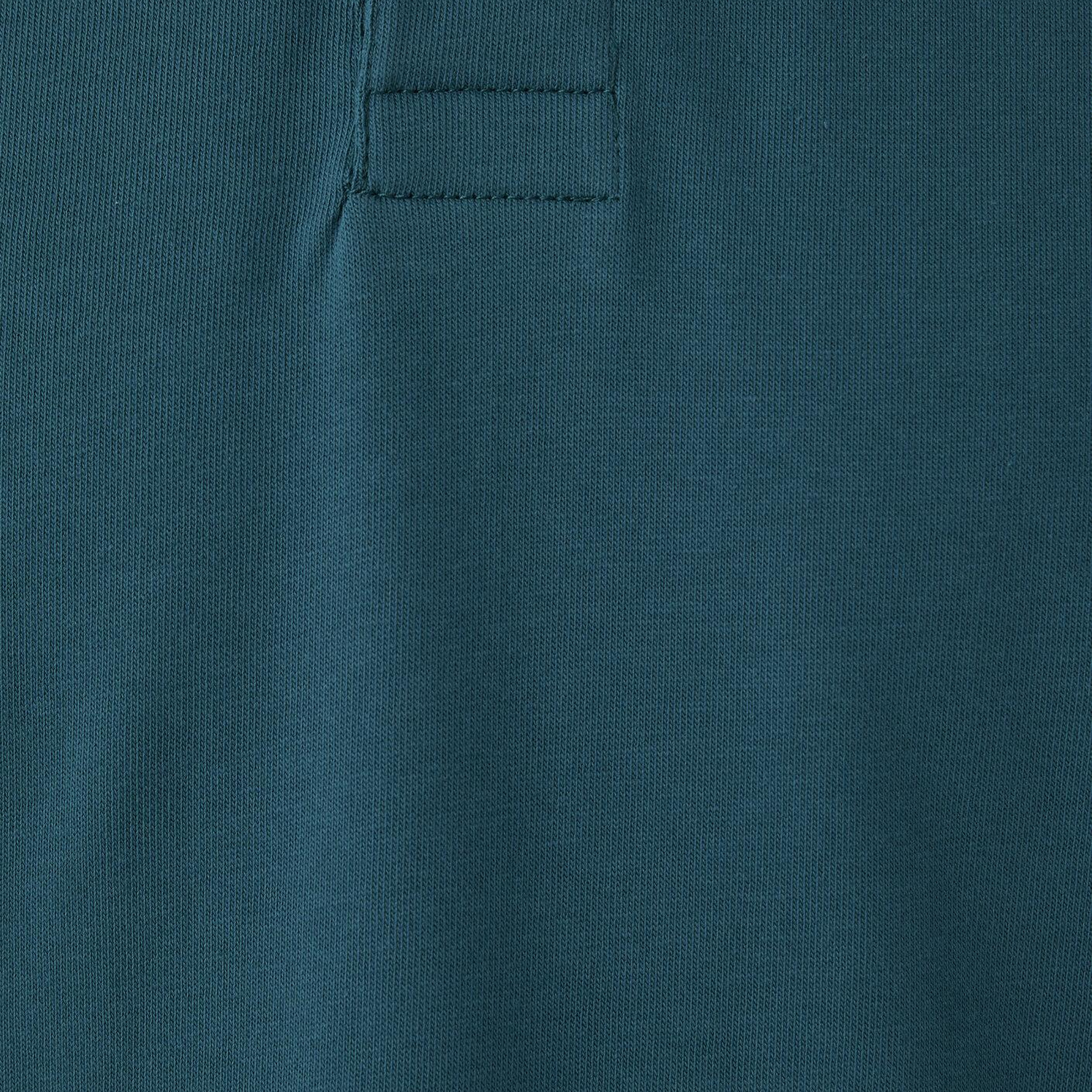 Mavi Blok Renkli Polo Sweatshirt 0S10615-90366